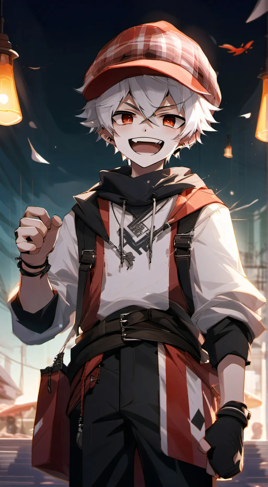 ai character: finix boy background