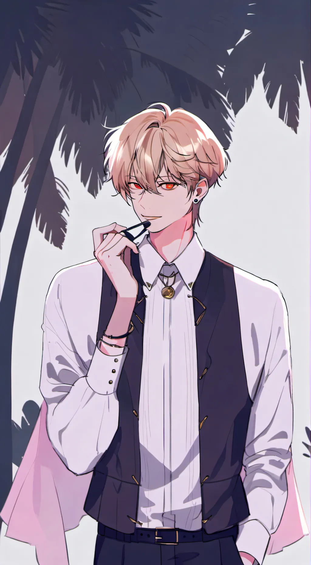 ai character: Leo  background
