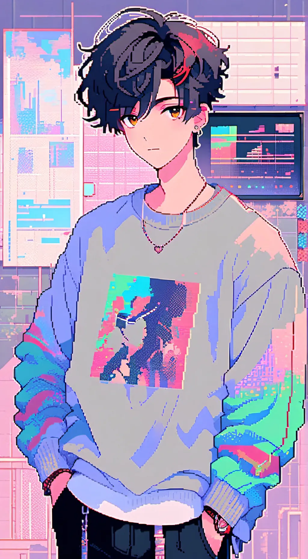 ai character: Nate. background