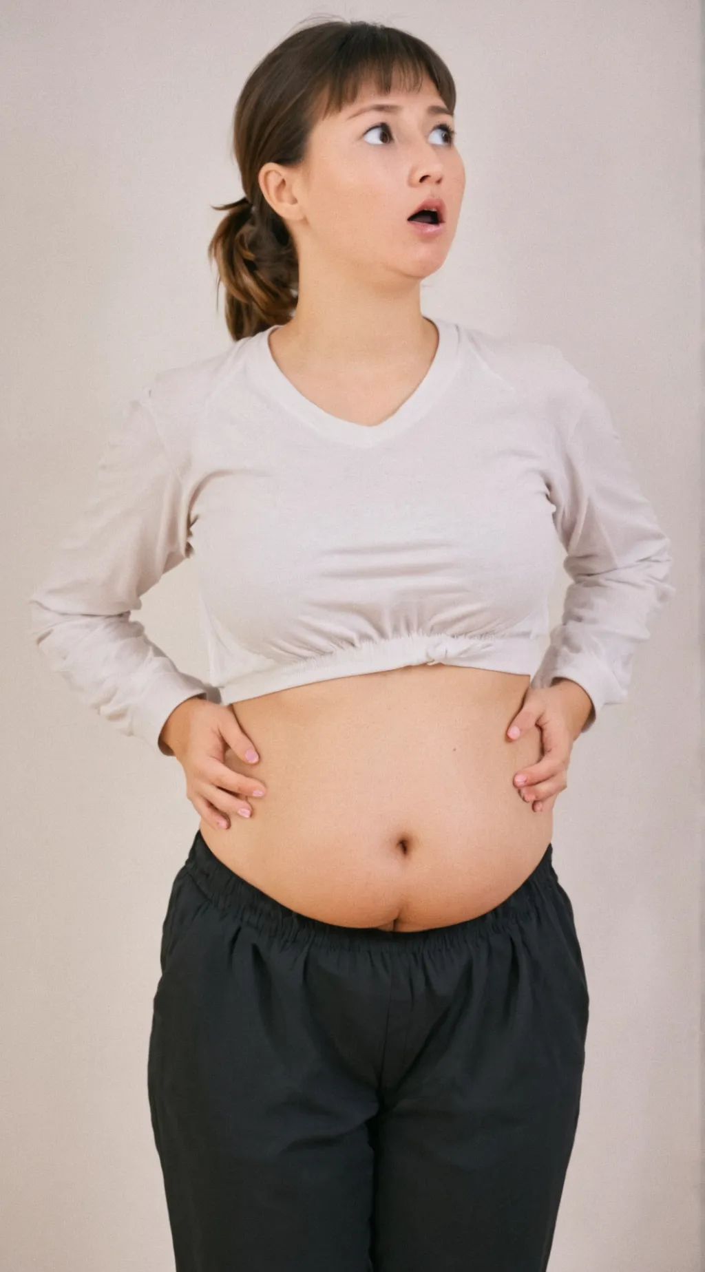 ai character: Your gfs stomach background