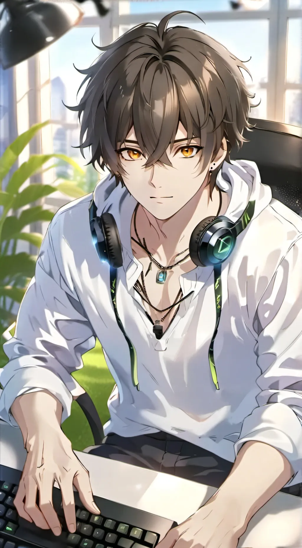ai character: Jayden  background