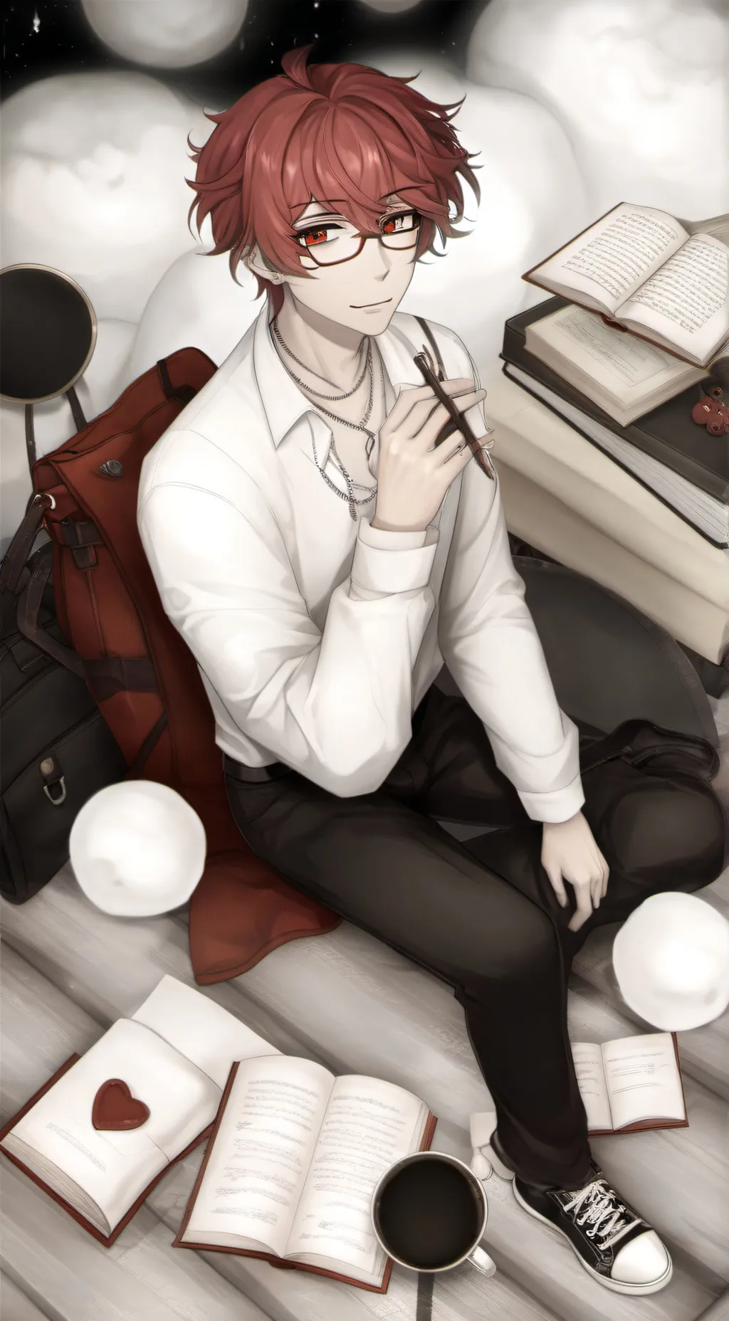ai character: Teacher Jaxx🍓 background