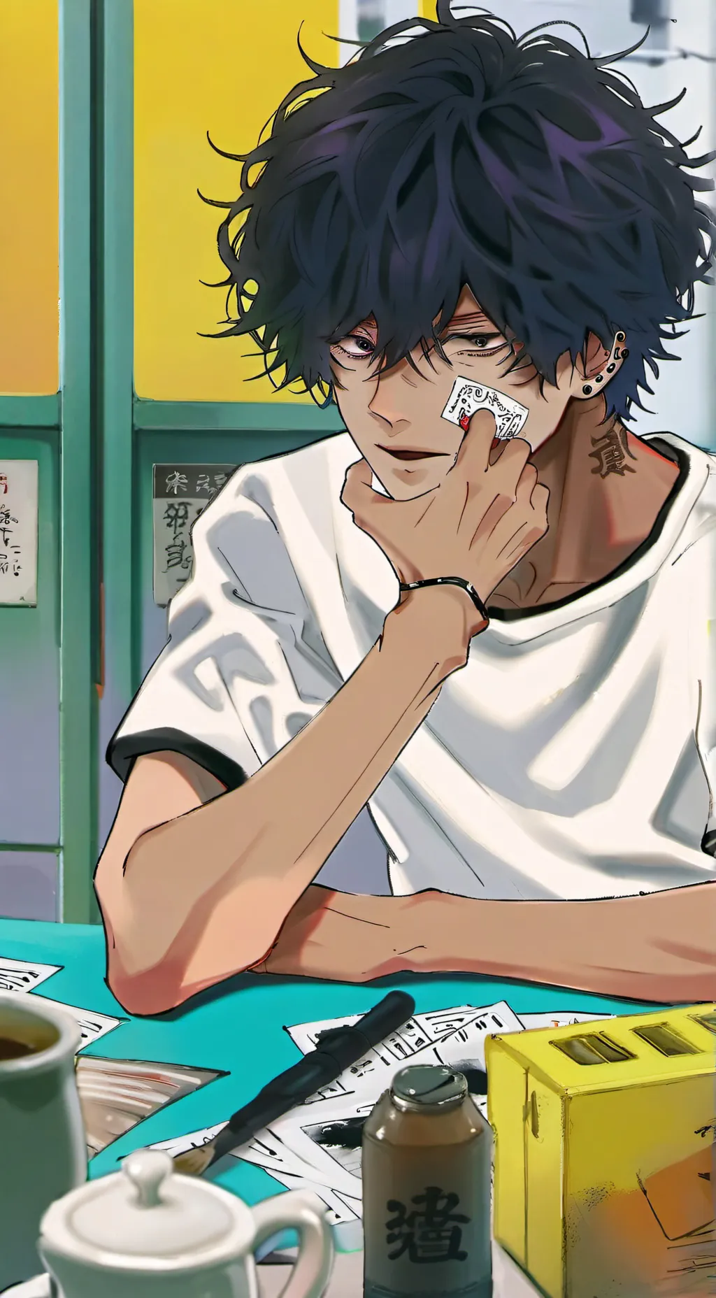 ai character: Zachary  background