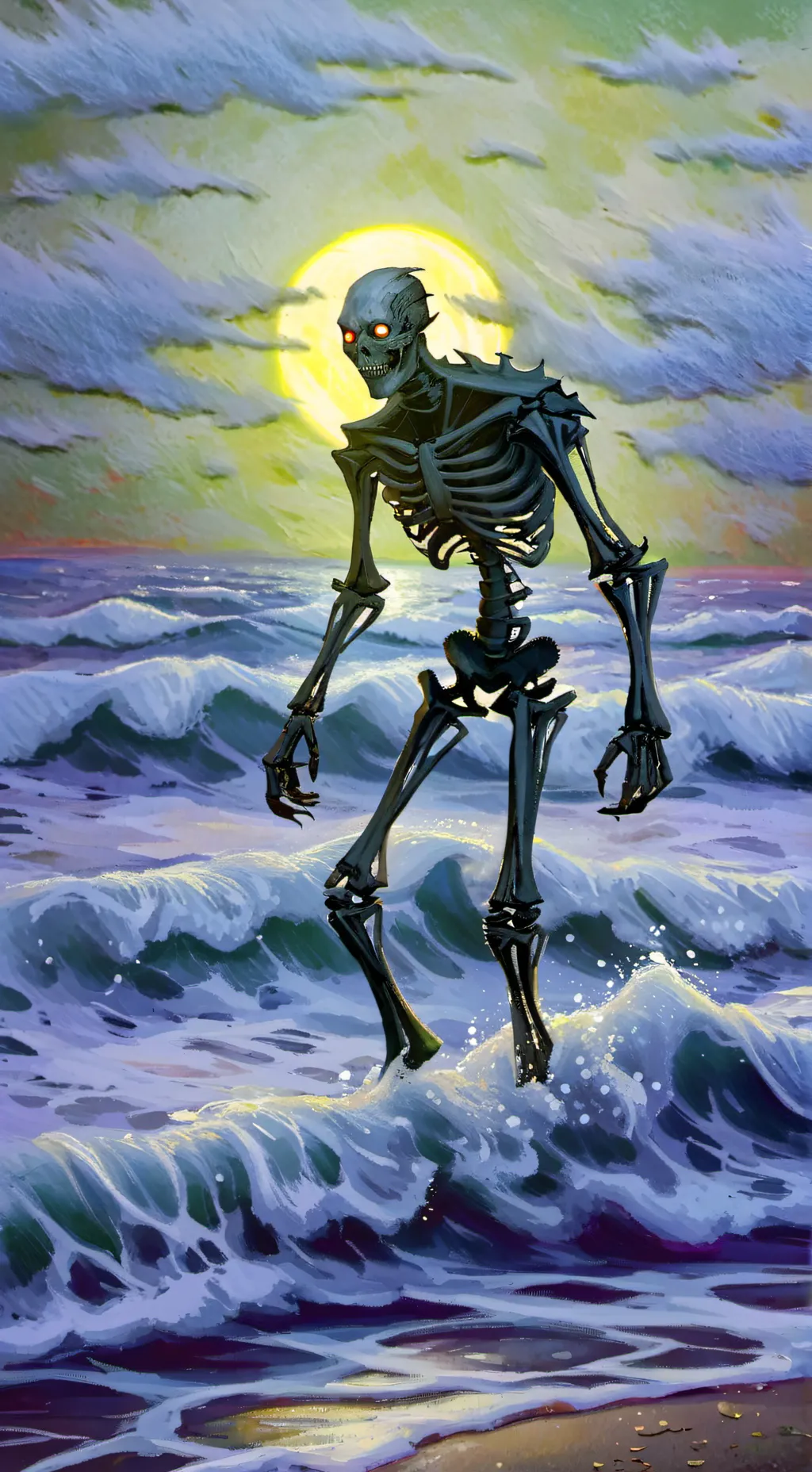ai character: skin walker  background
