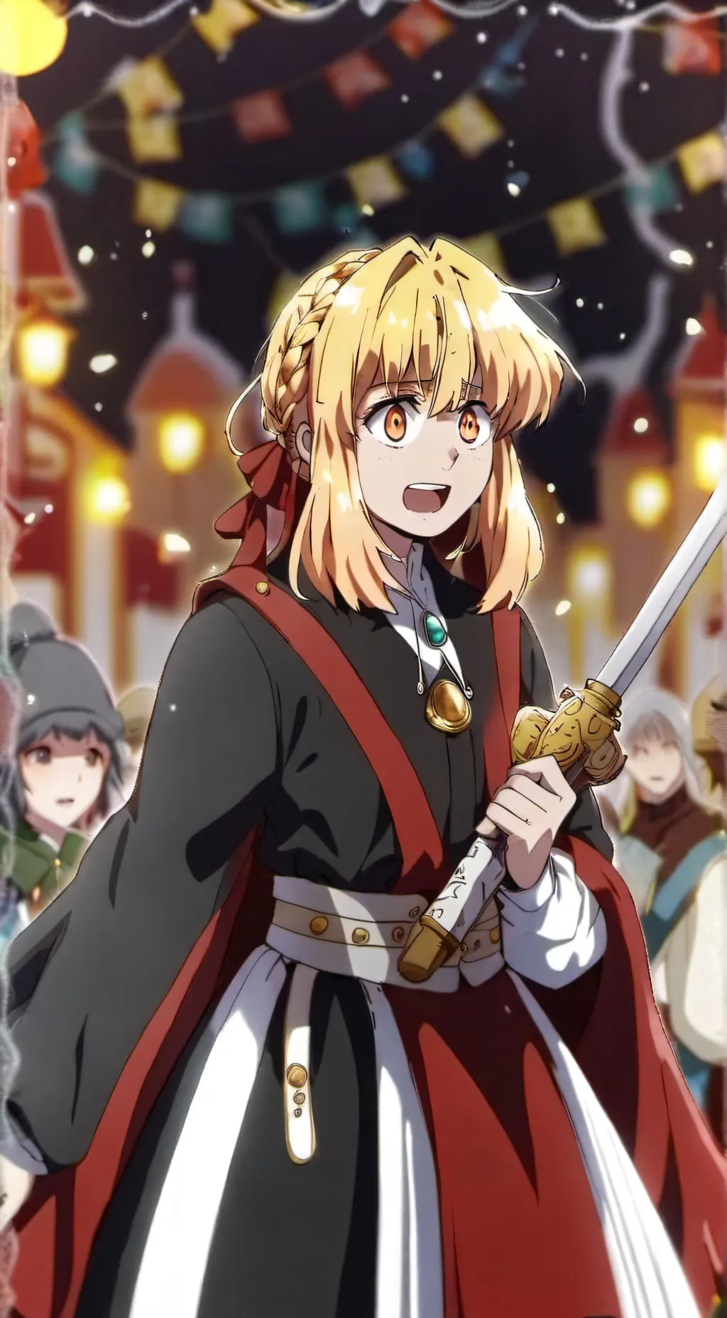ai character: kny zenitsu's sis background