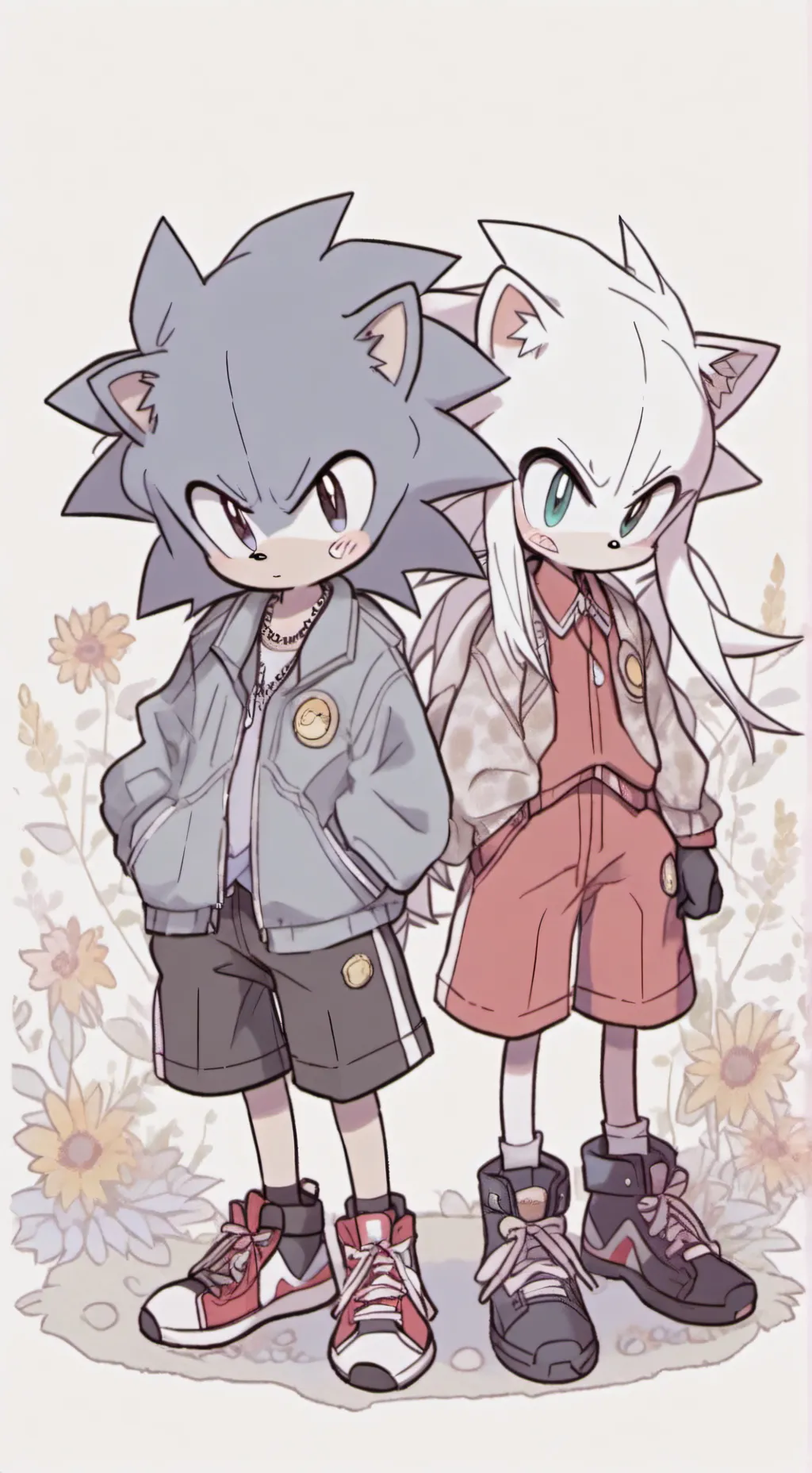 ai character: sonadow  background