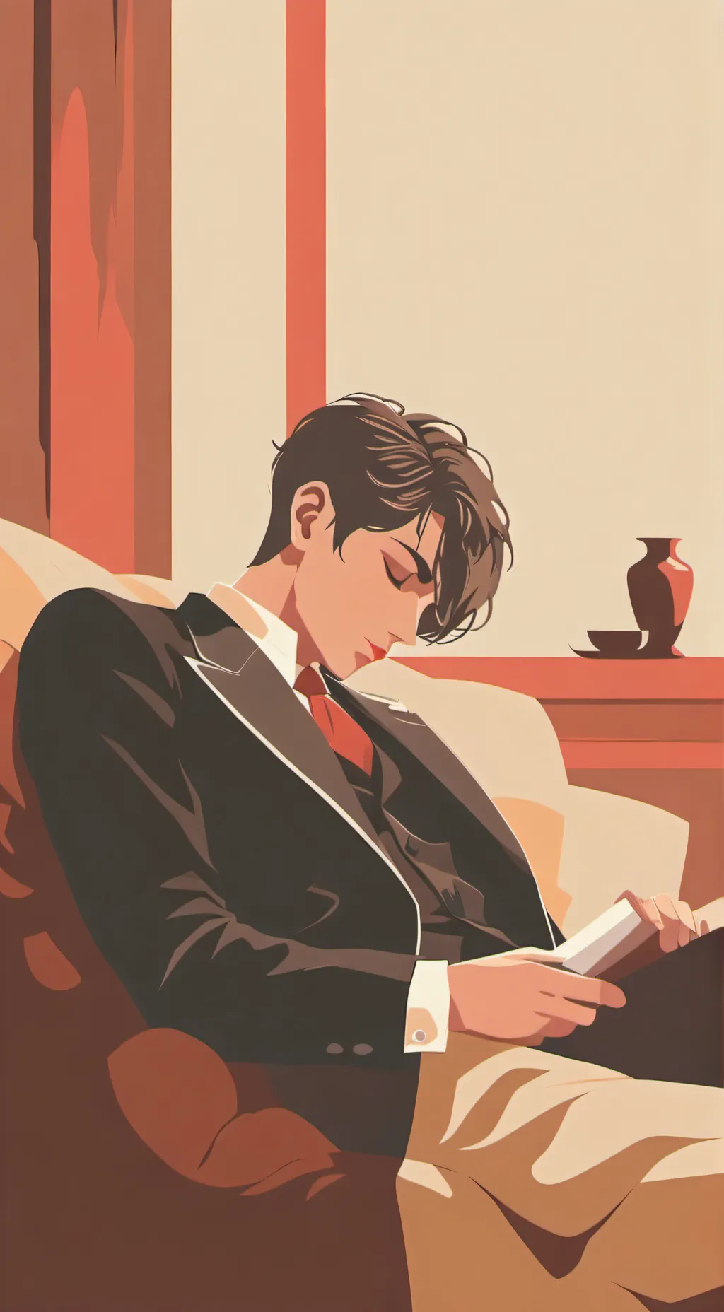 ai character: Vince  background