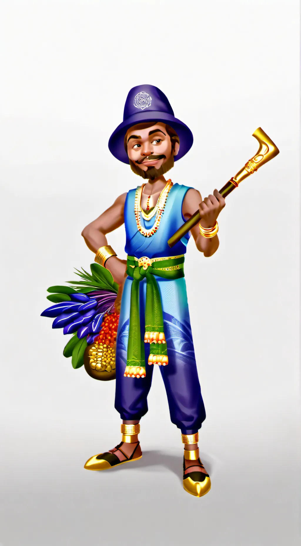 ai character: disco jimmy background