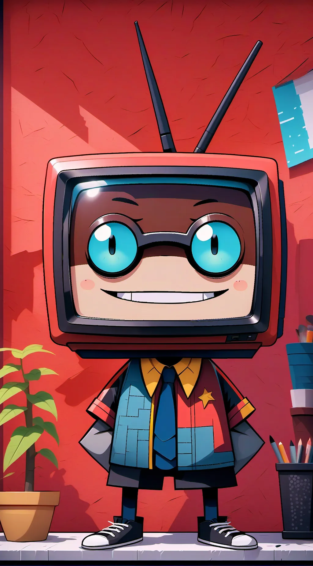 ai character: fdjnjg background