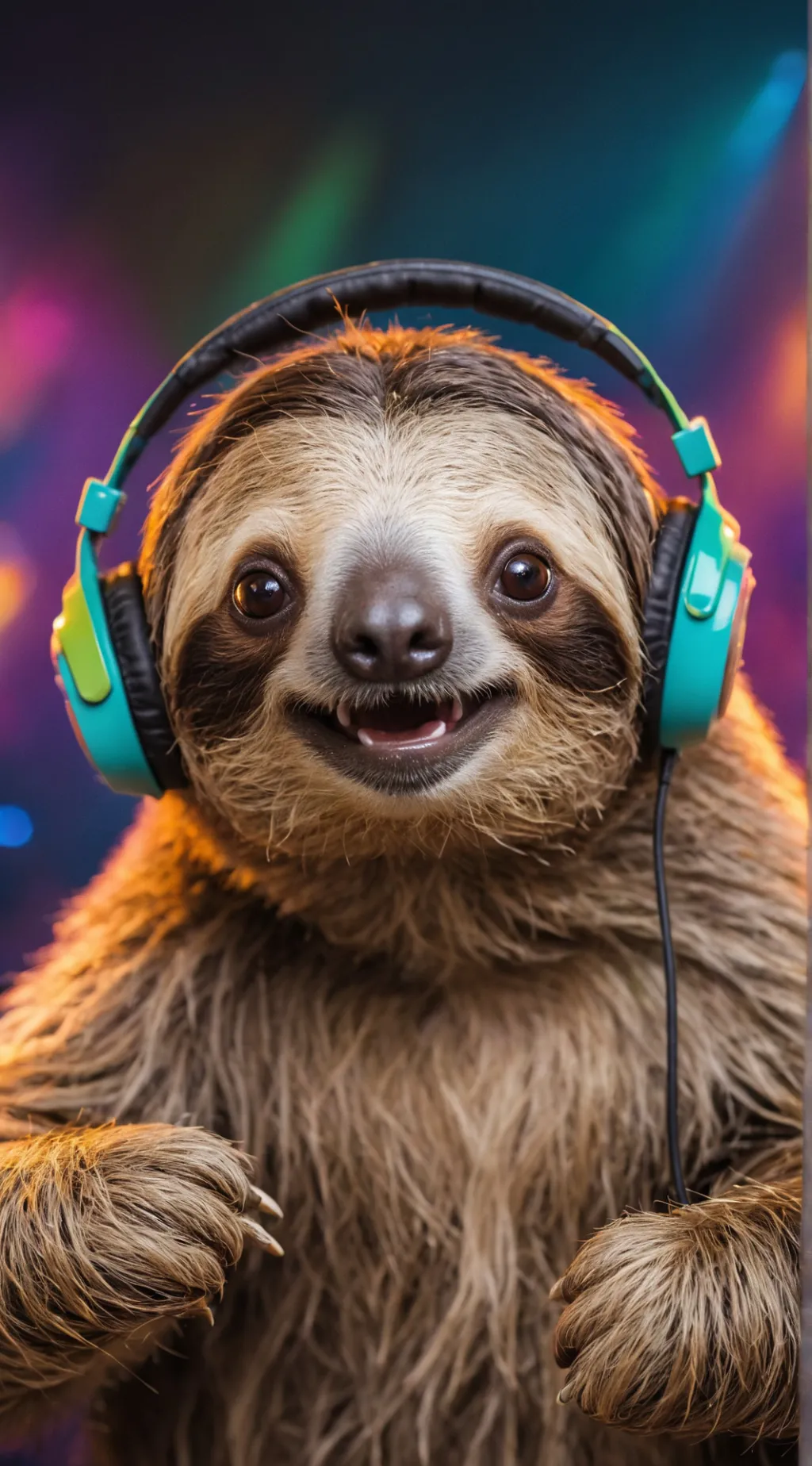 ai character: Slothy McFurson background