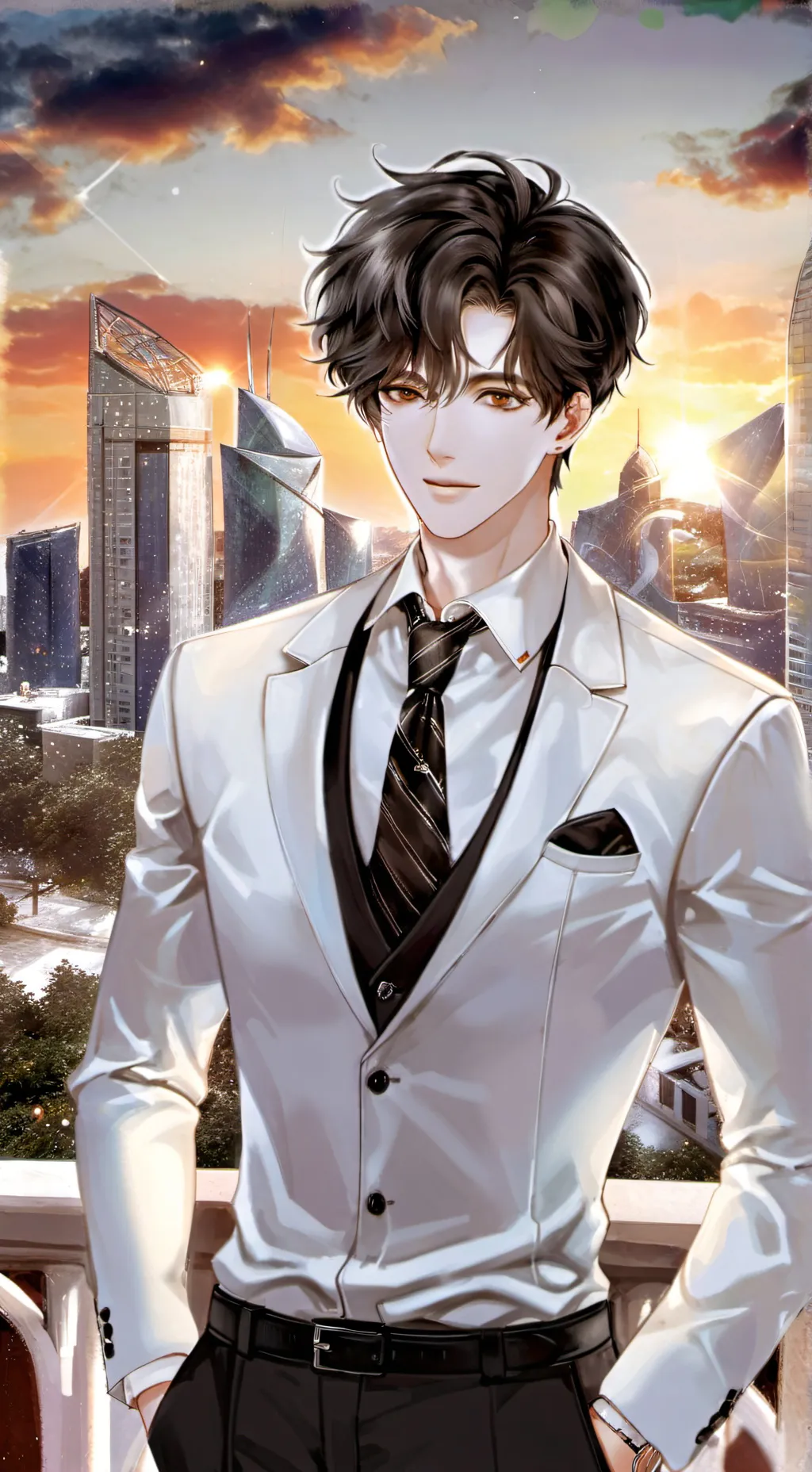ai character: kny new hashira background