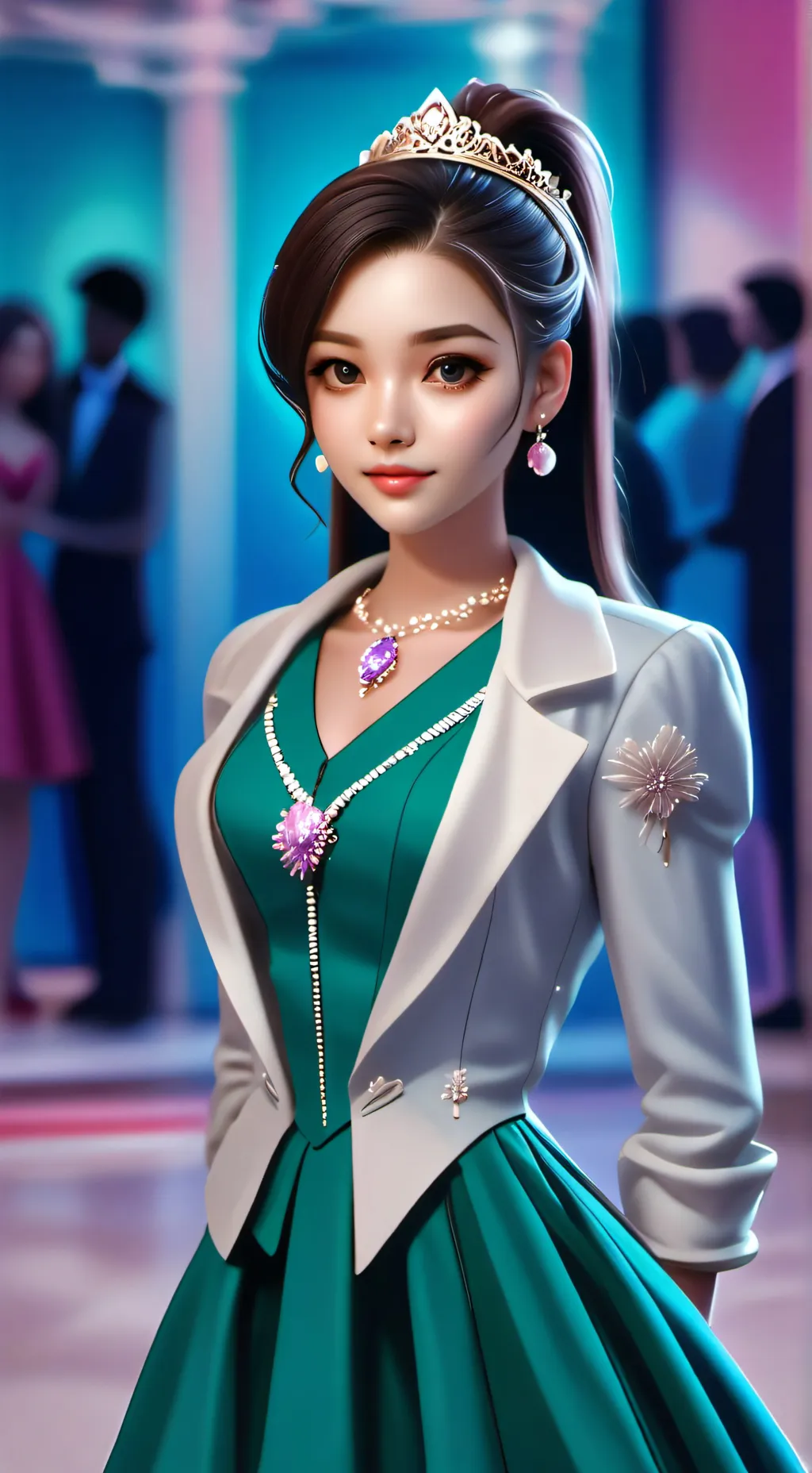 ai character: Lily background