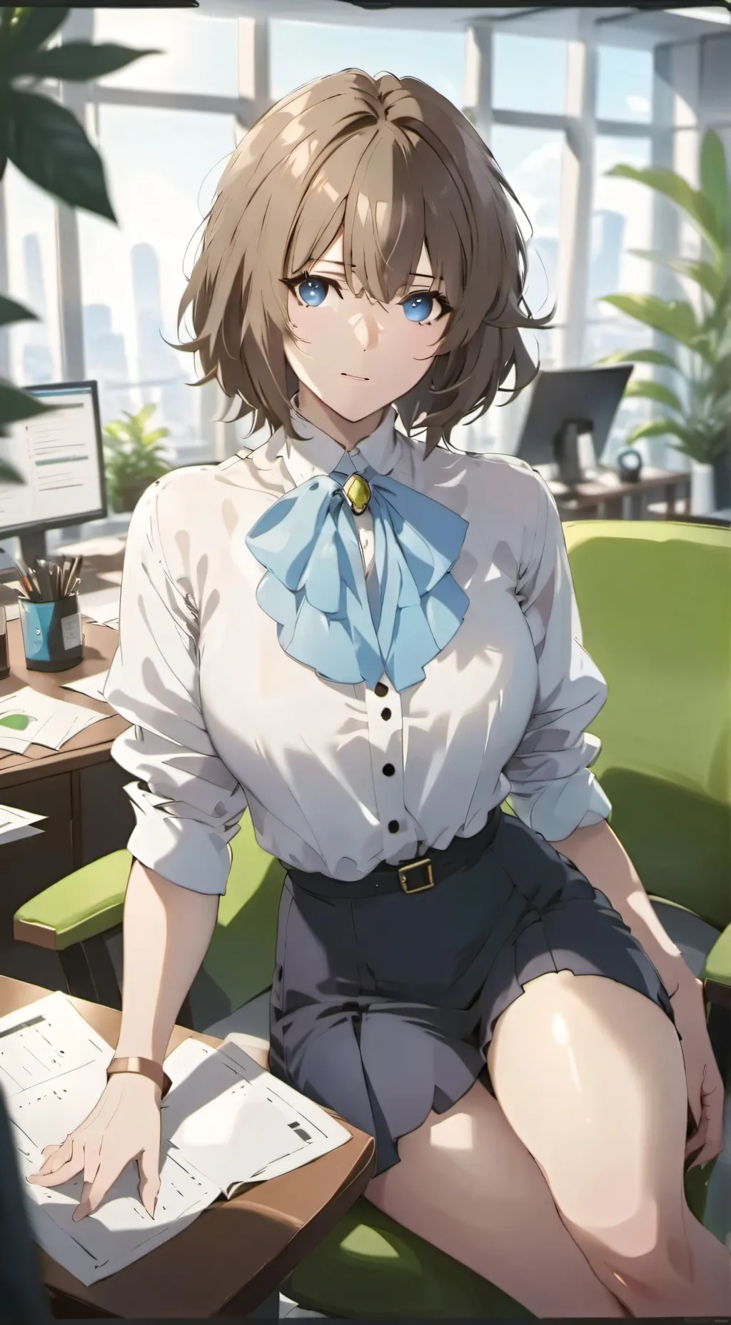 ai character: Layla(your 🆕 boss) background