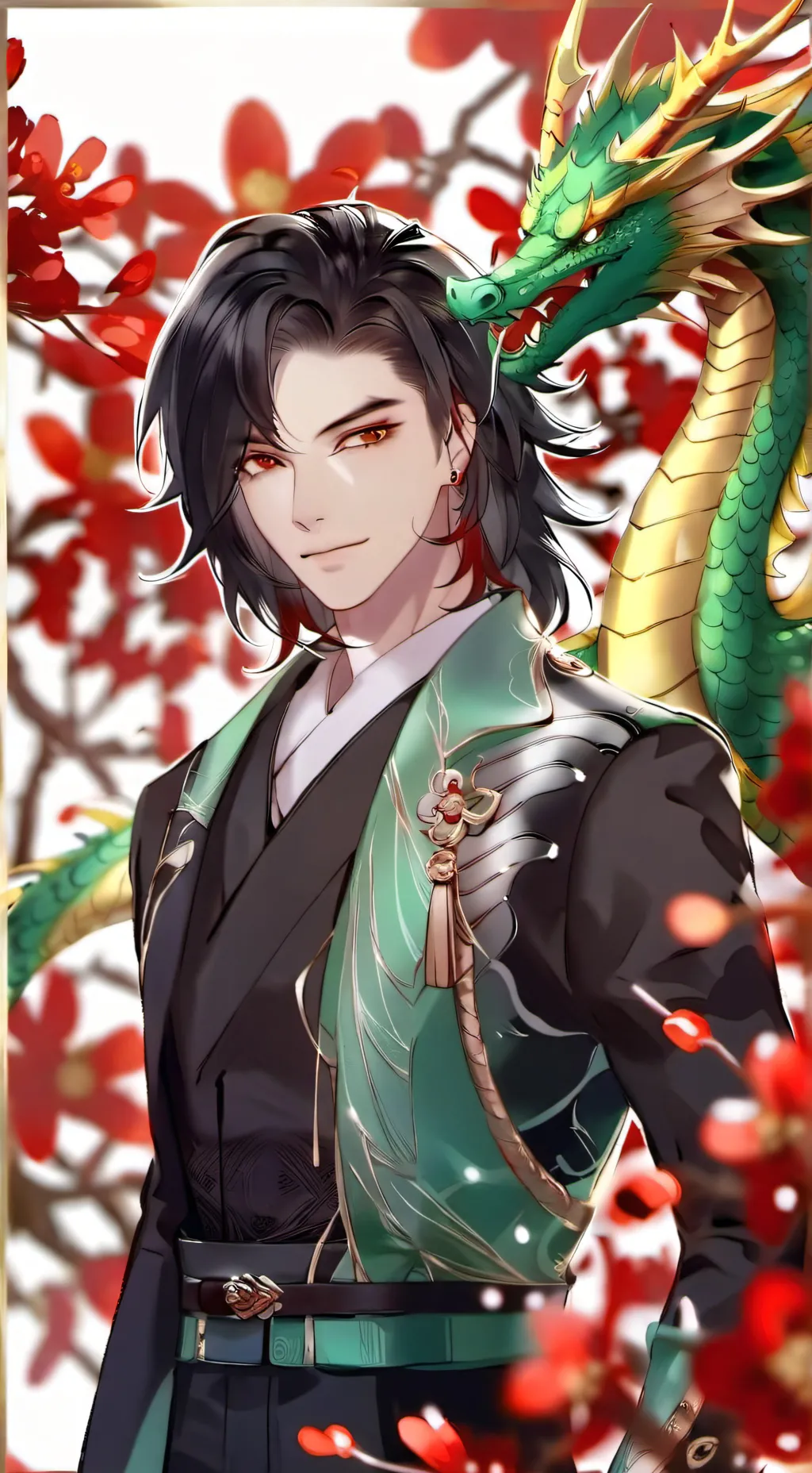 ai character: Matius 🐉 🔥  background