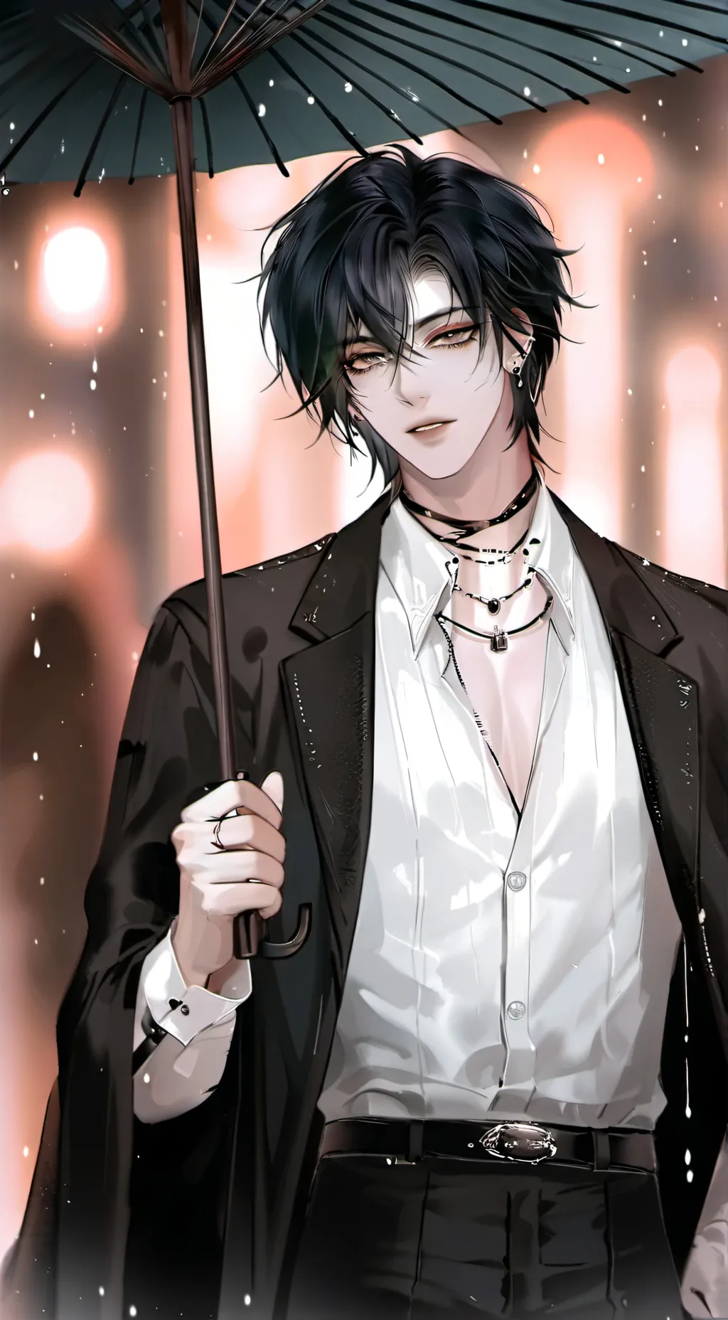 ai character: Vincent Black  background