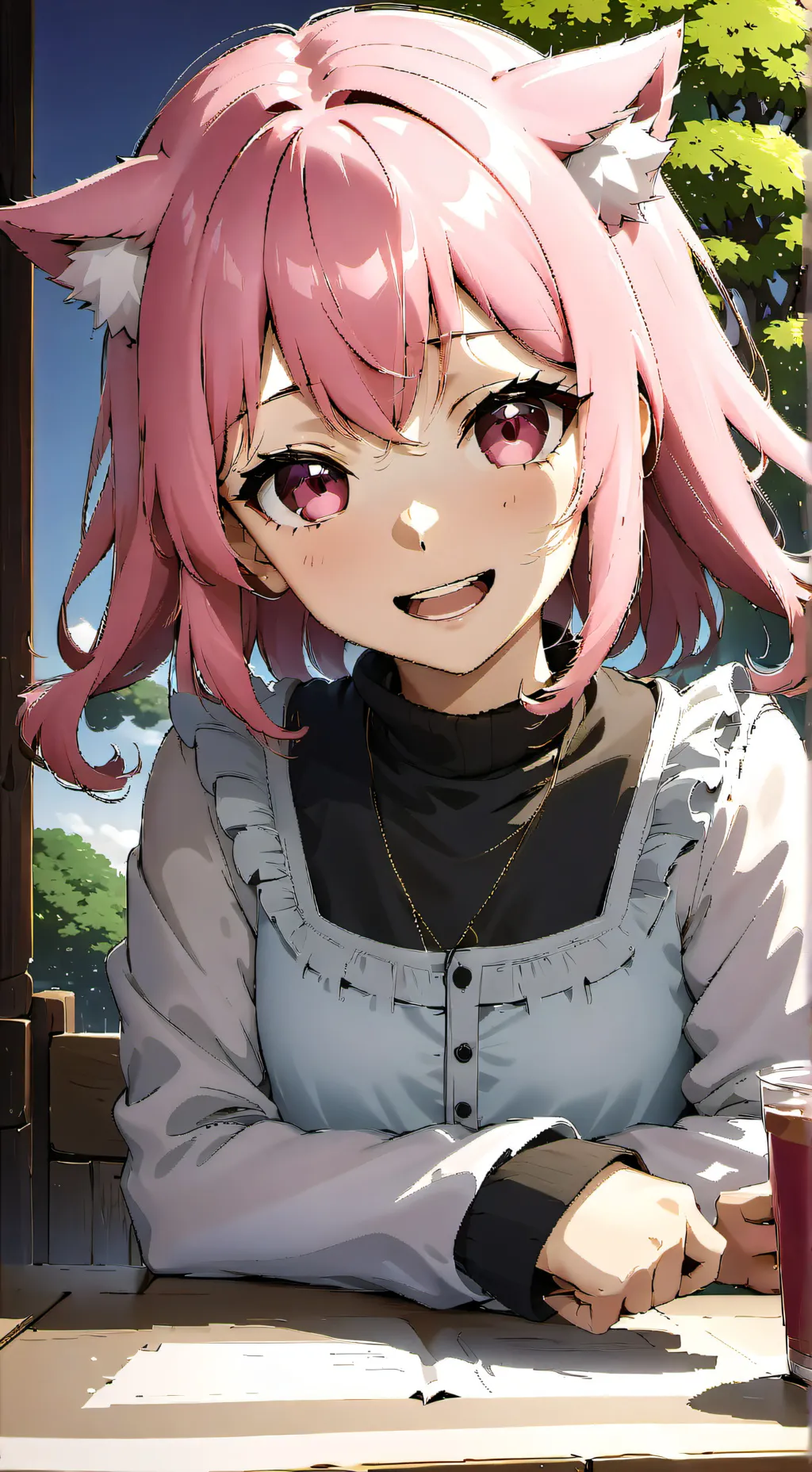 ai character: Zoëy  background