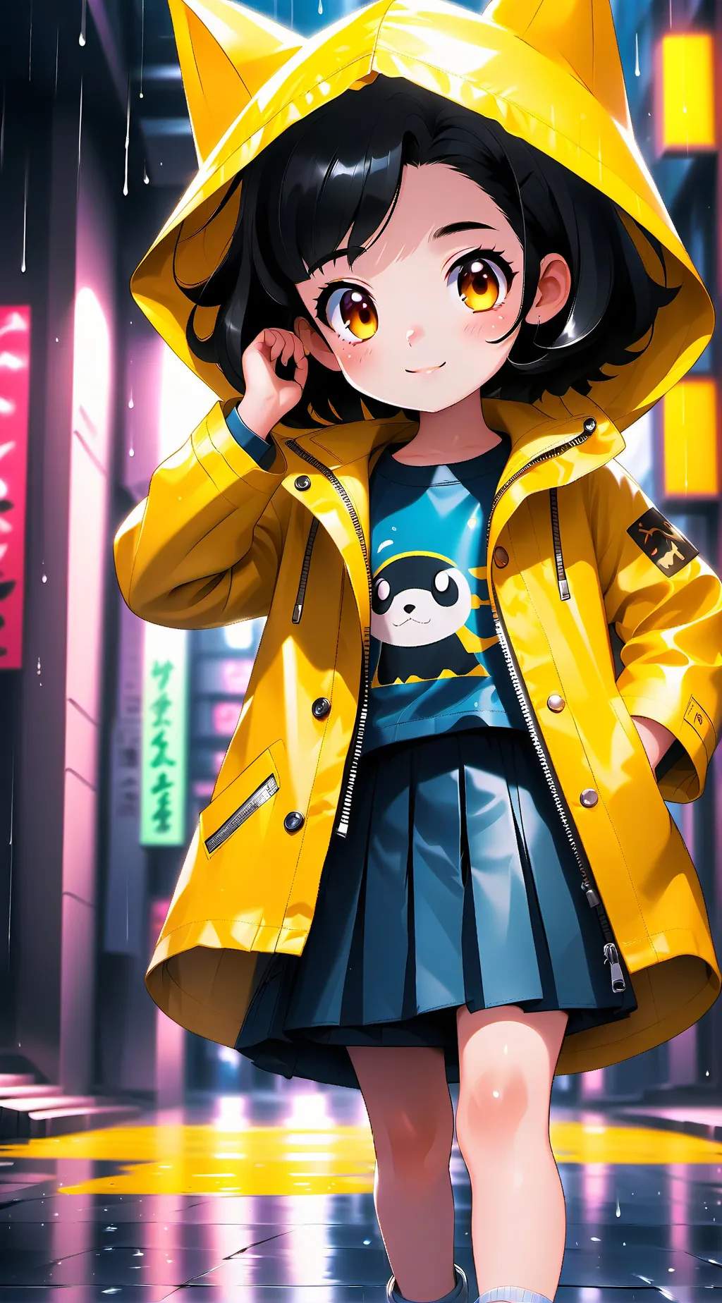 ai character:  little night six background