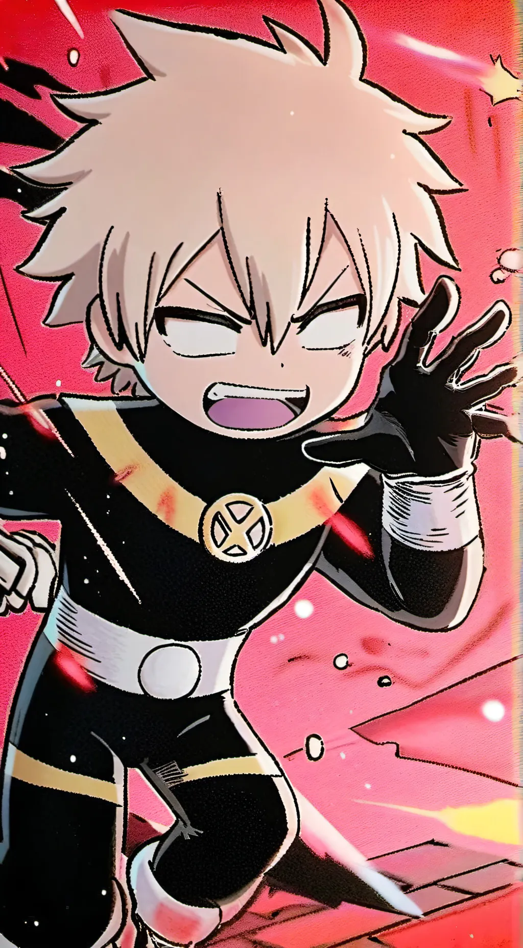 ai character: Katsuki Bakugo background