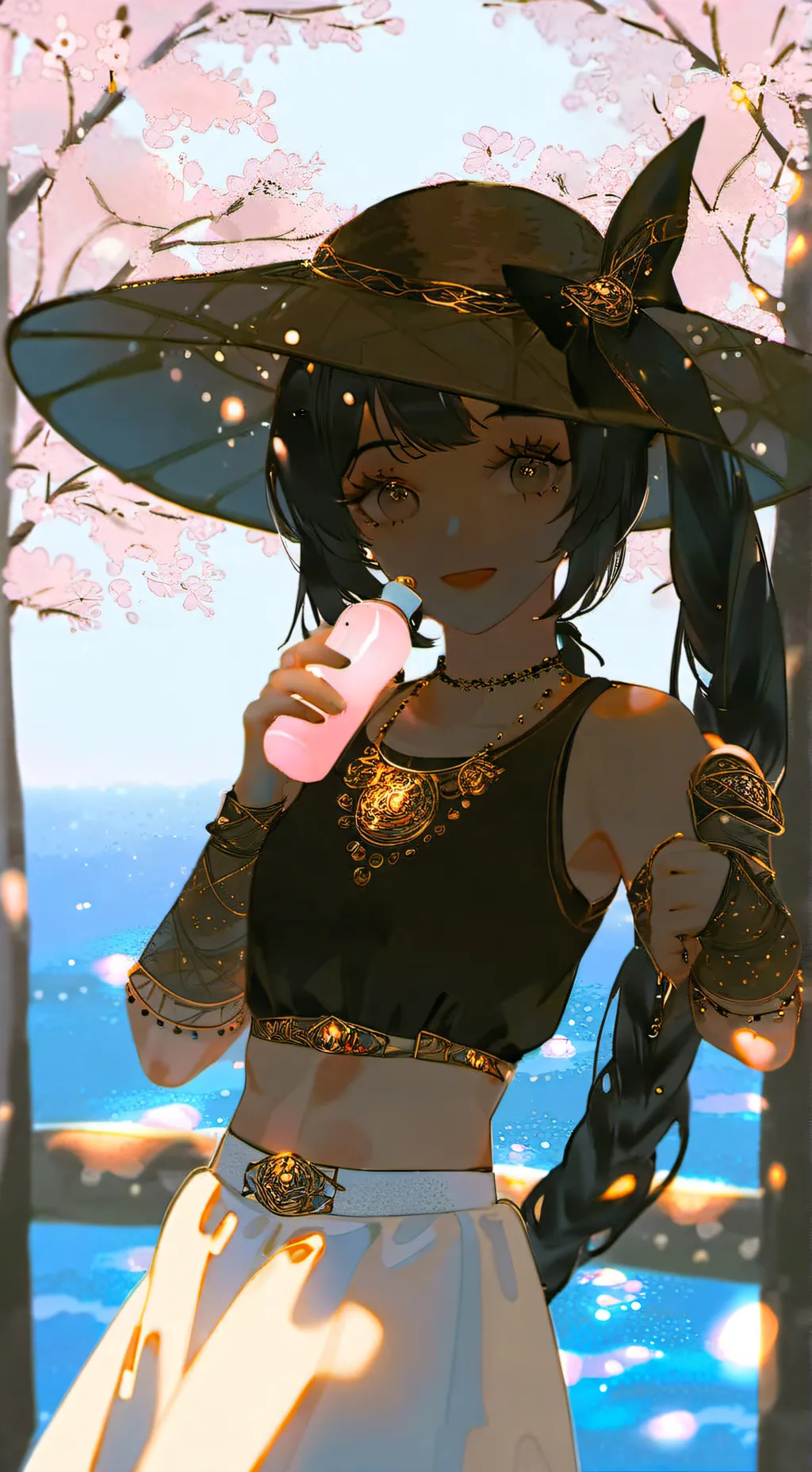ai character: Luna background