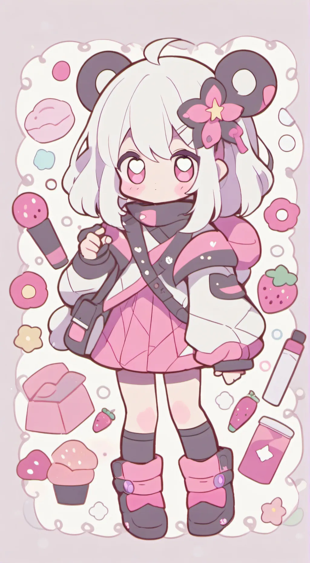 ai character: pinki background