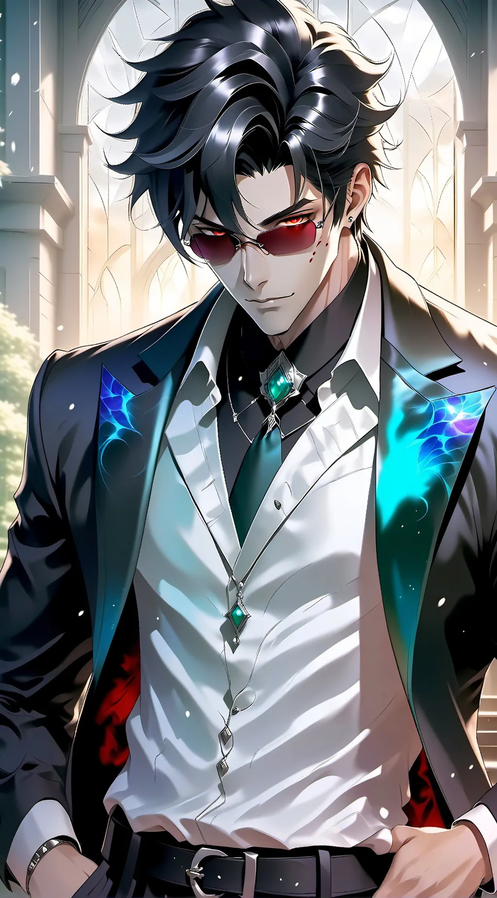 ai character: Sky background