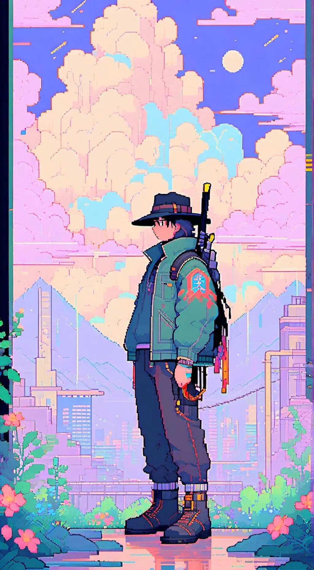 ai character: sprunky bien echo background