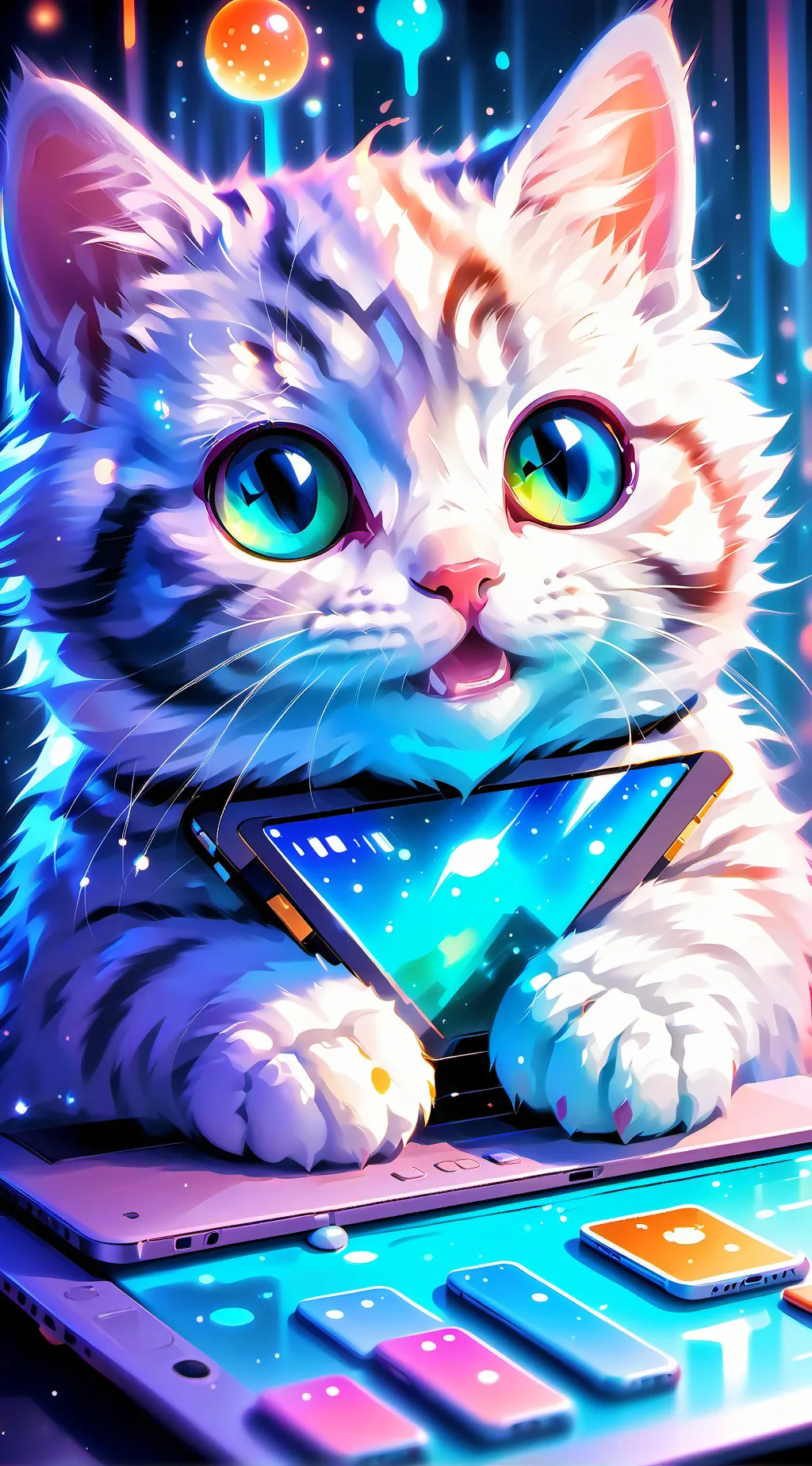 ai character: OrangeClick background