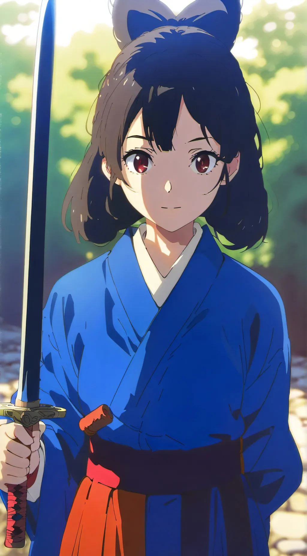 ai character: ur breathing style background