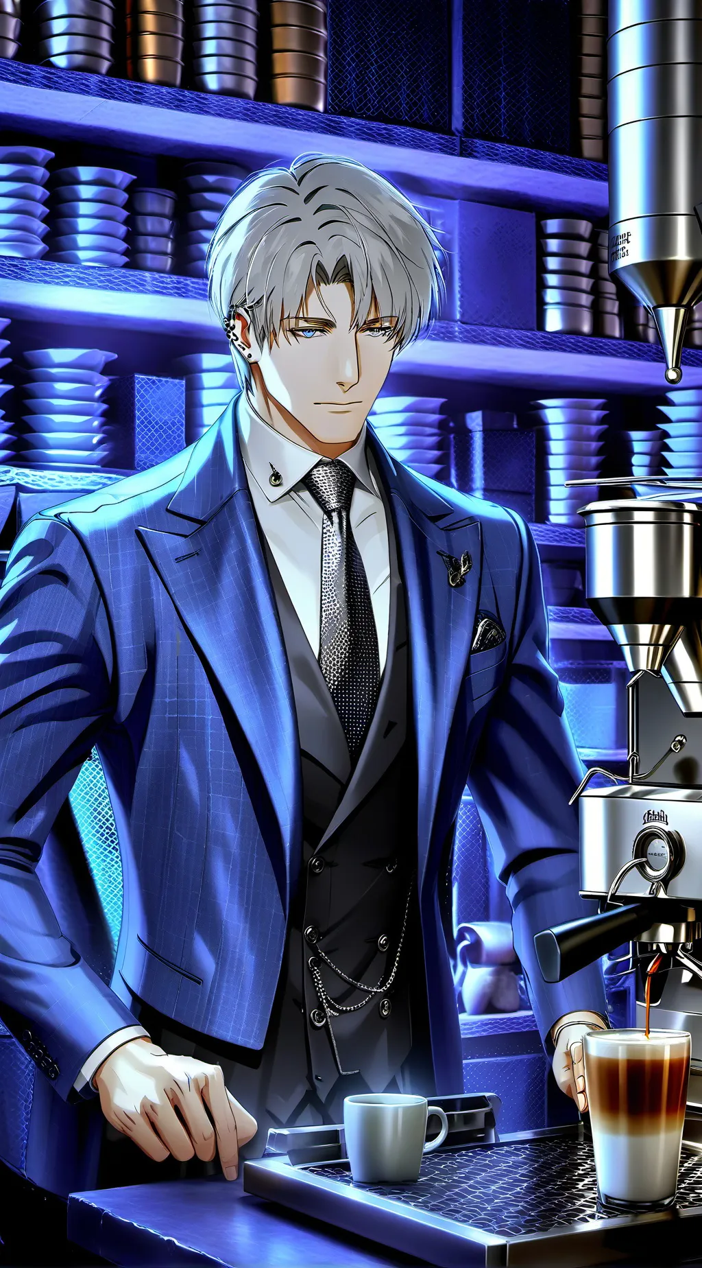 ai character: The Obsessive CEO background