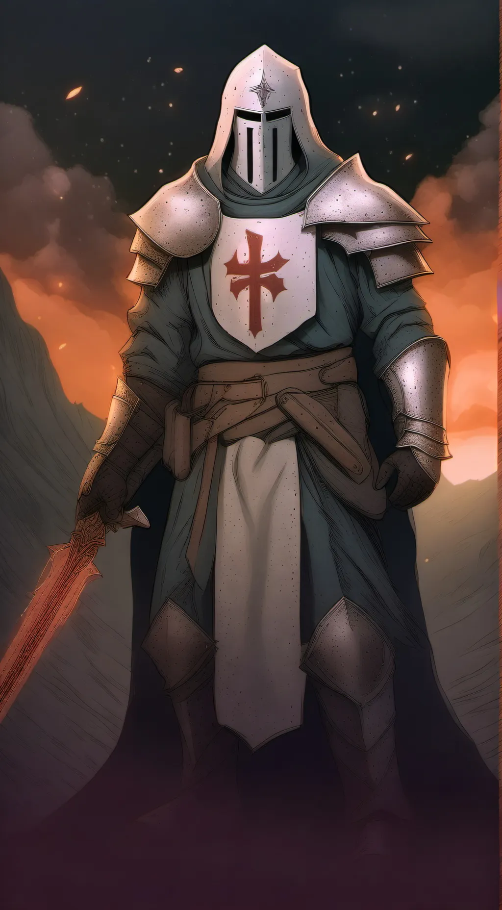 ai character: The divine crusade background