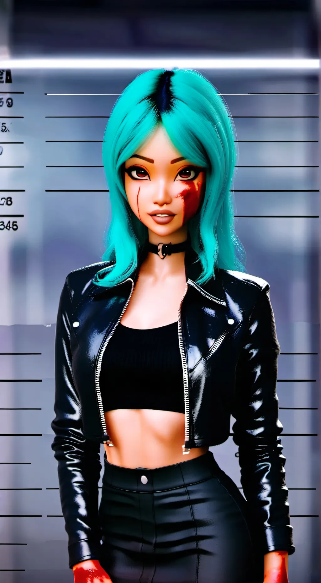 ai character: ava rose arrested  background
