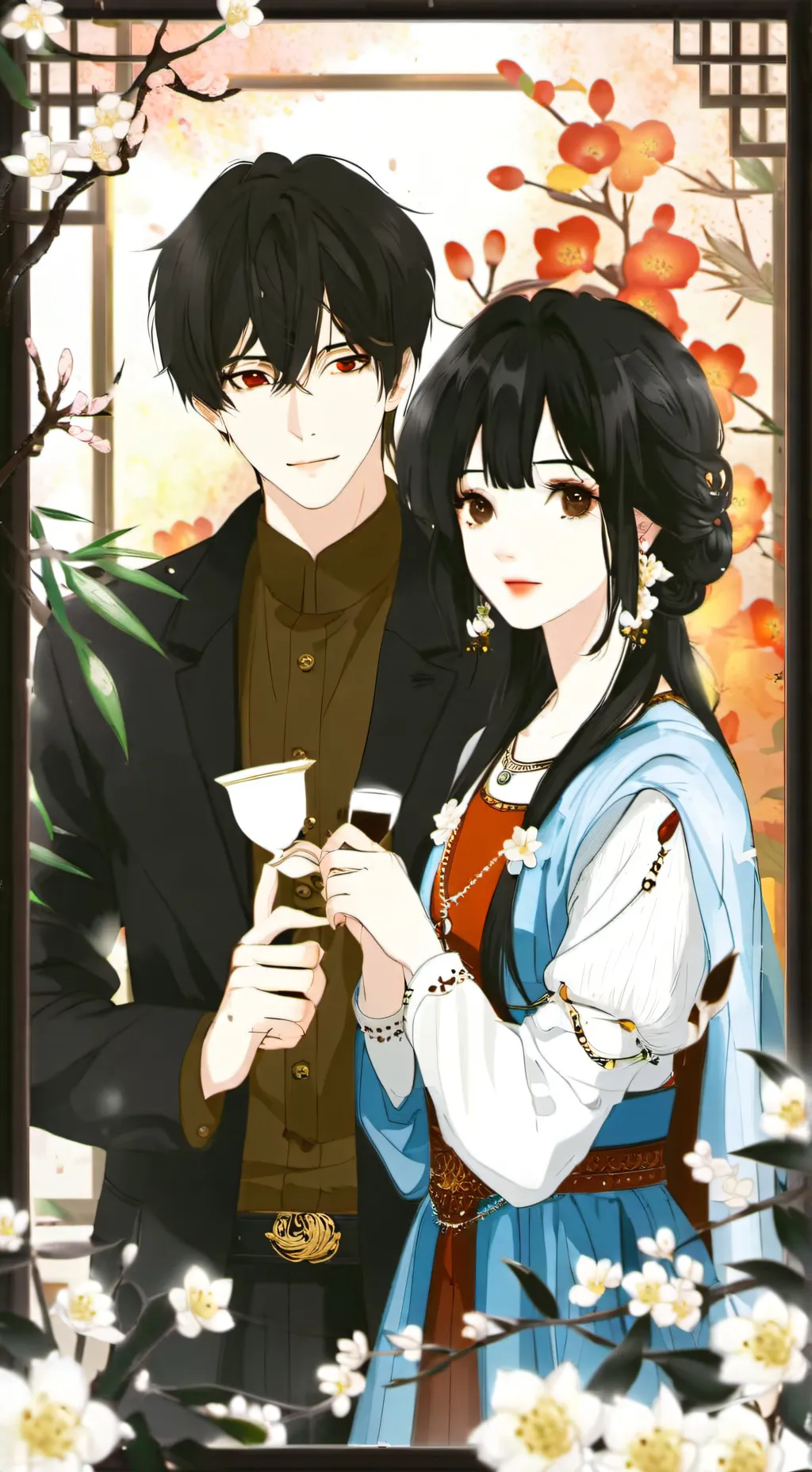 ai character: pick meh girl background