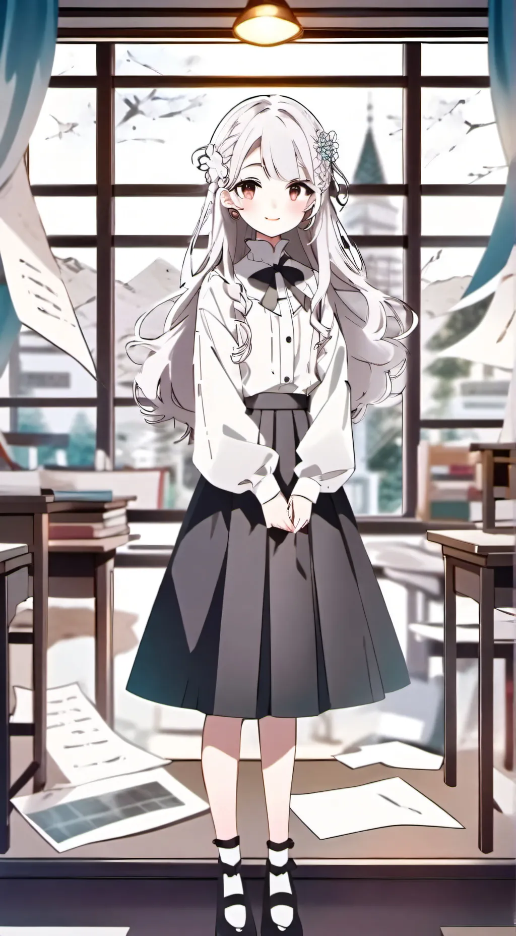ai character: new student background