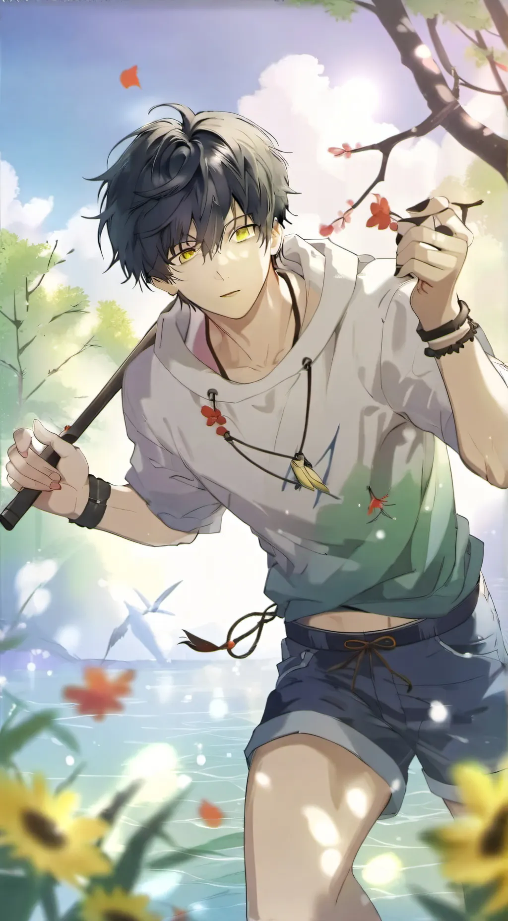 ai character: Leo background