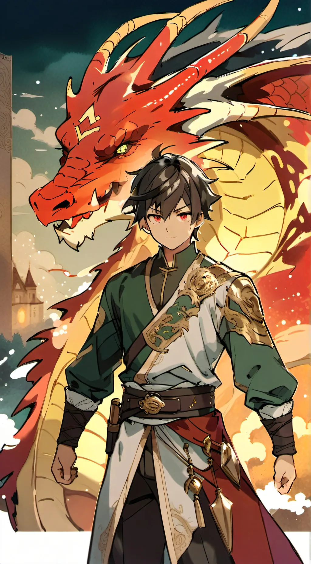 ai character: Aaron  background
