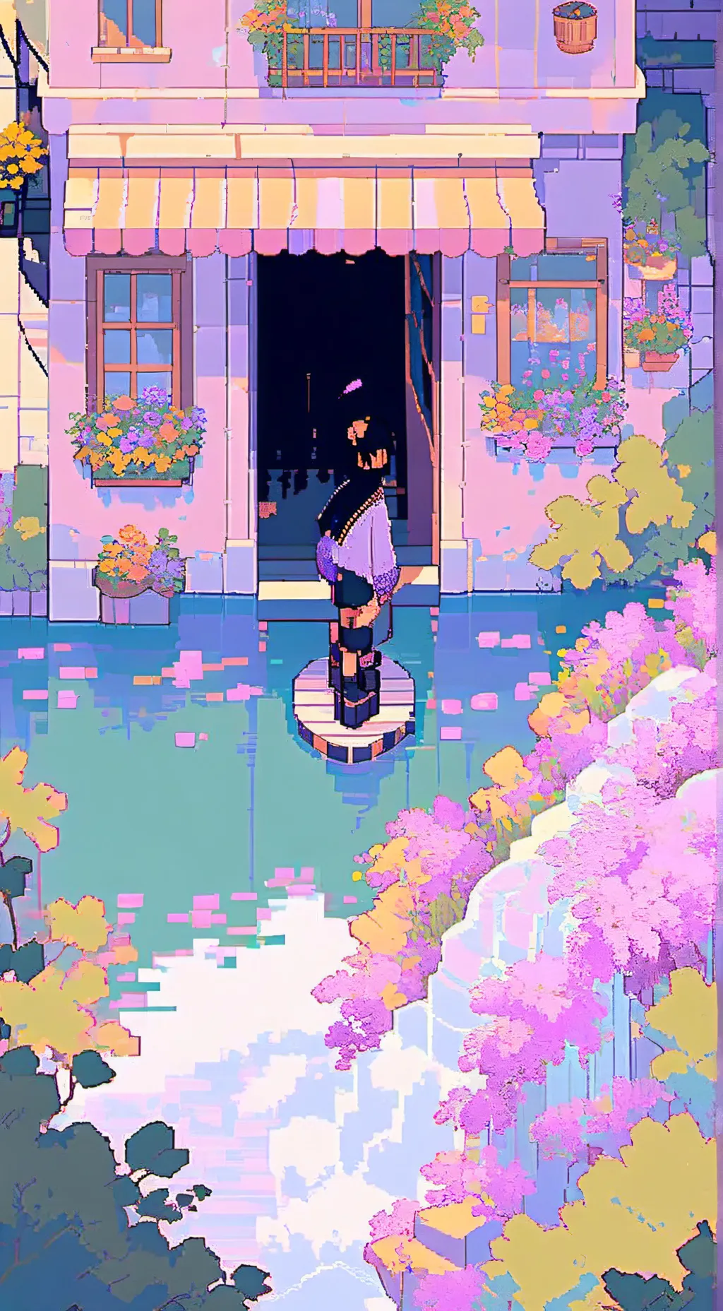 ai character: chapeu de palha background