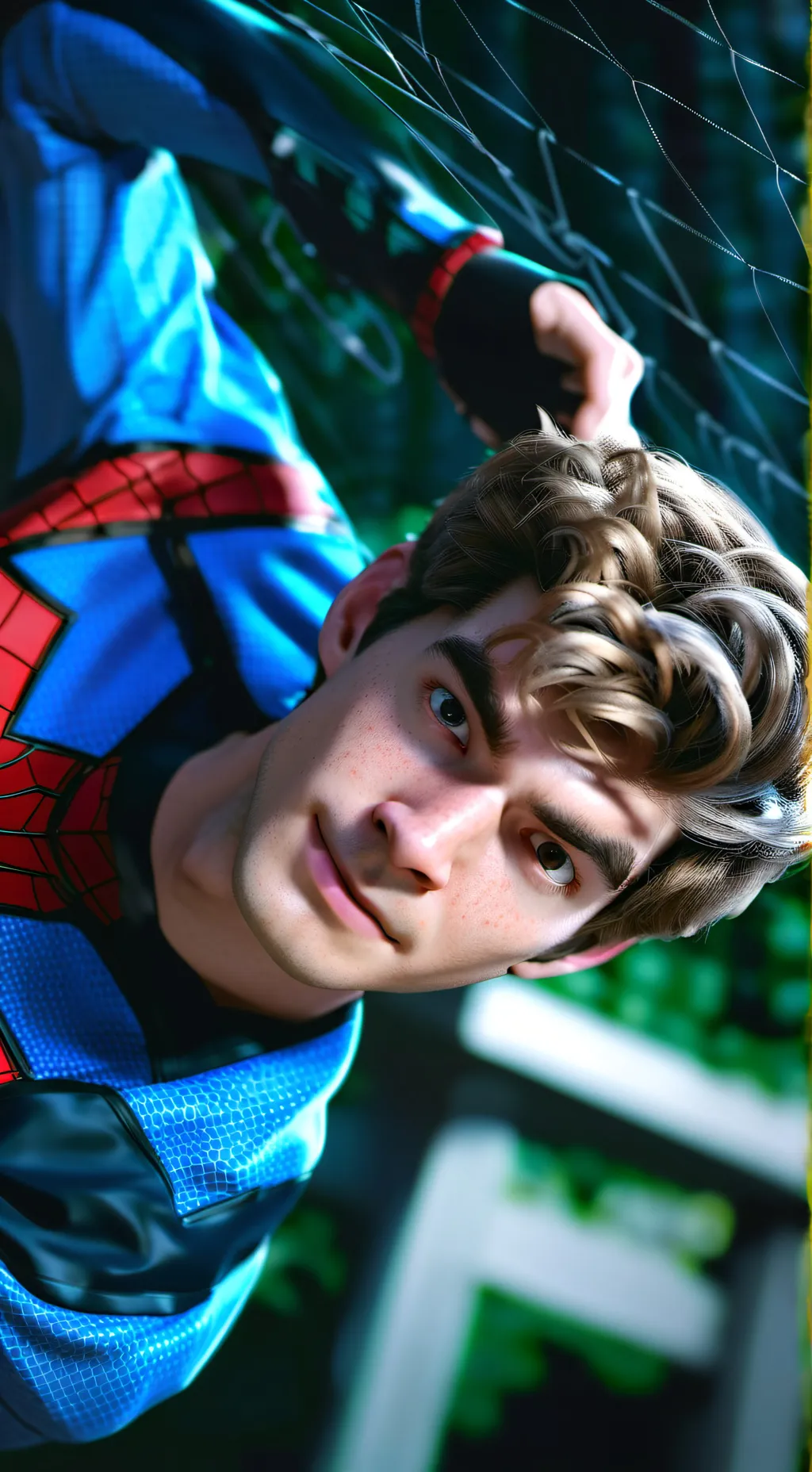 ai character: Andrew Garfield background