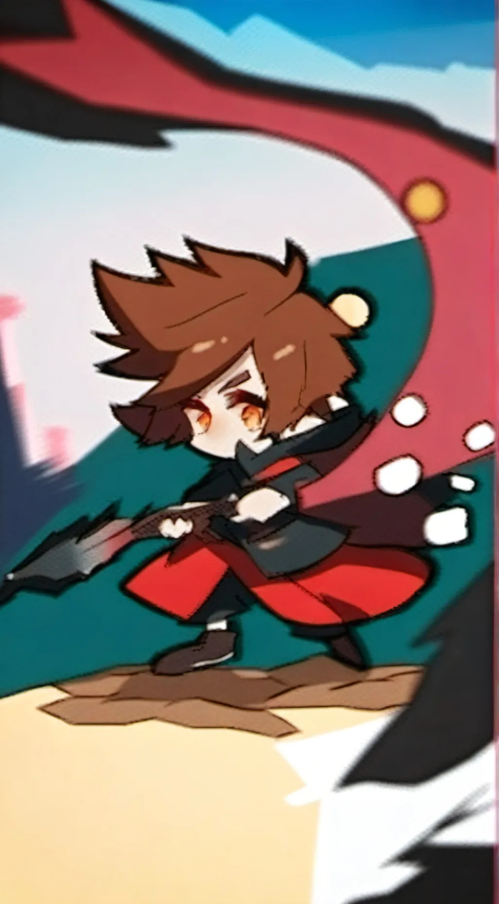 ai character: 🔥❤️Baby Alastor❤️🔥 background