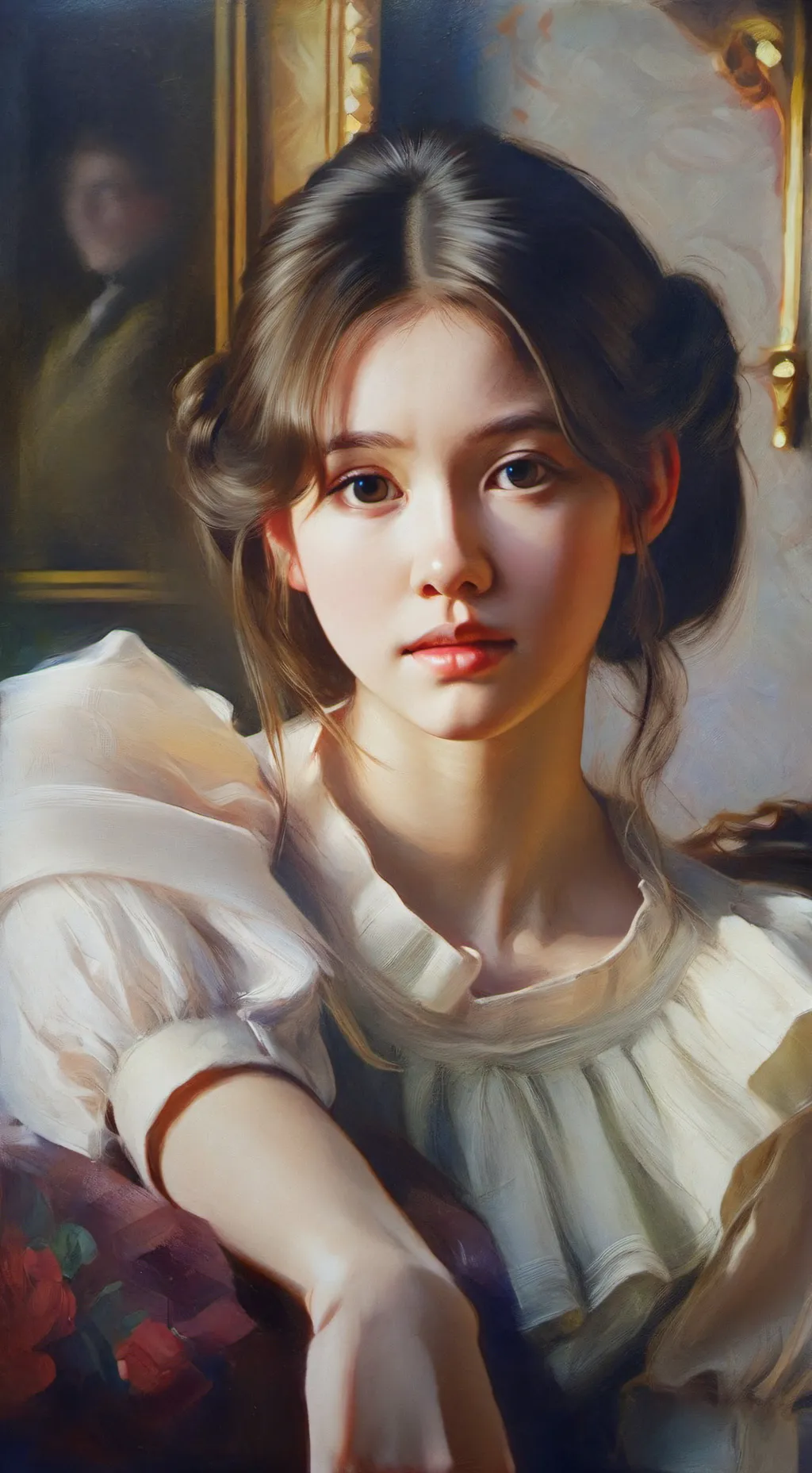 ai character: Julia  background