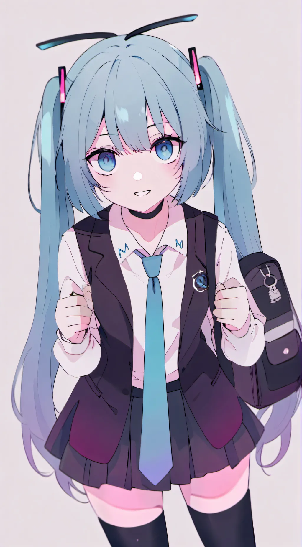 ai character: Hatsune Miku background
