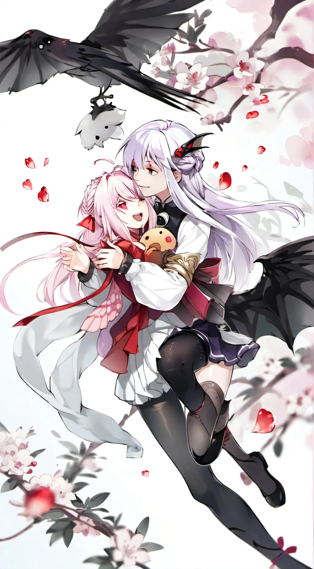 ai character: Emma and Emily background