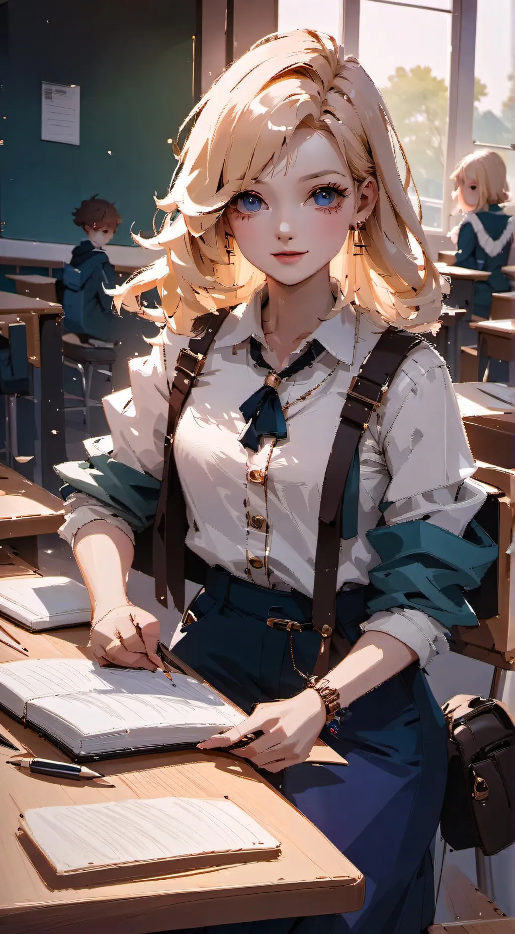 ai character: lily background