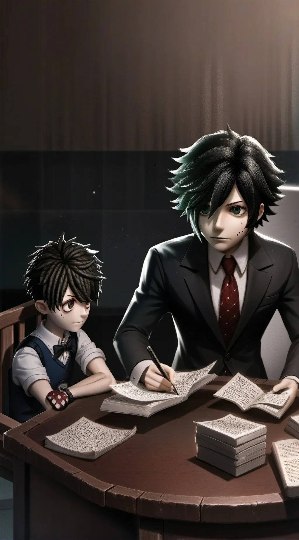 ai character: my hero academia  background