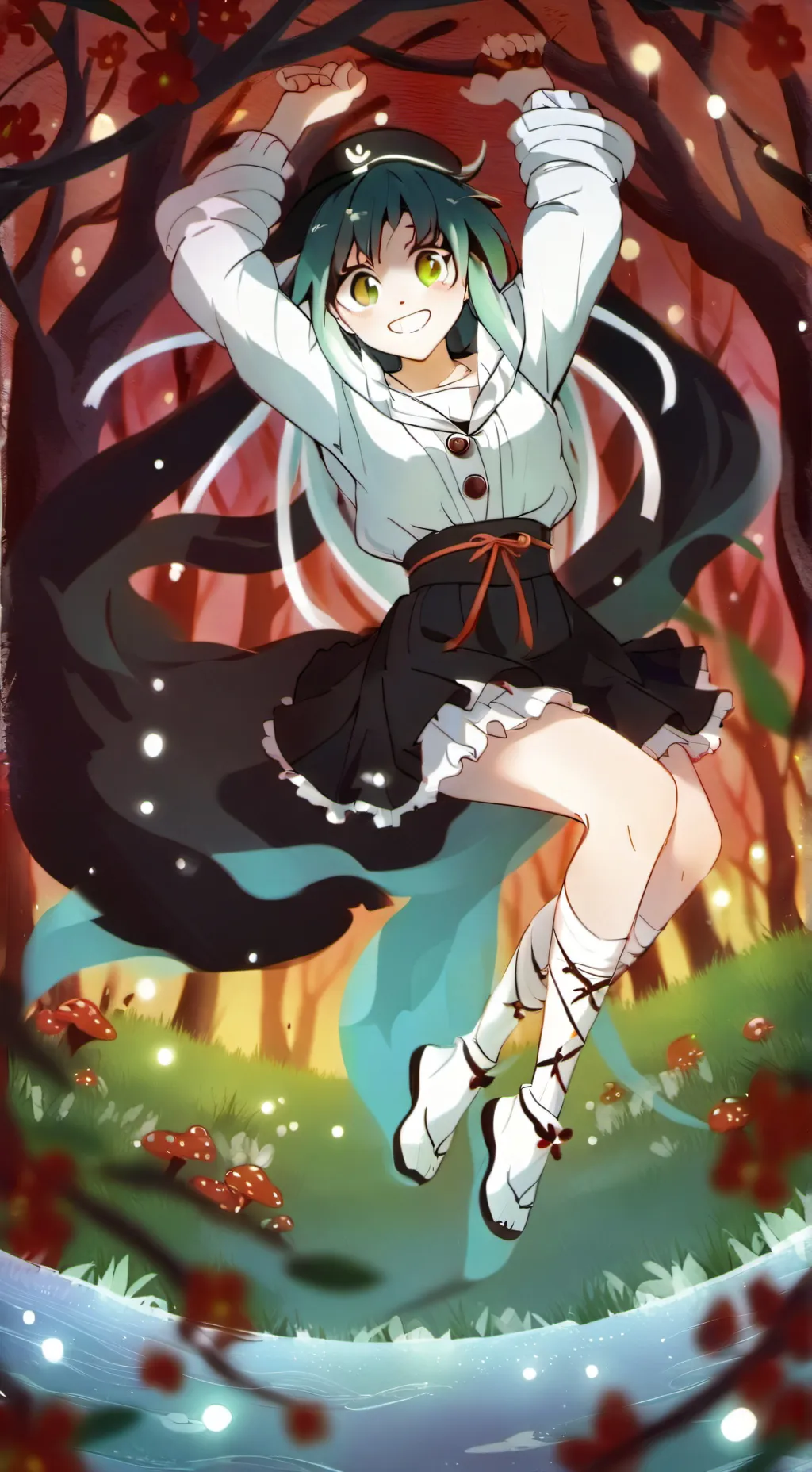 ai character: Female deku background