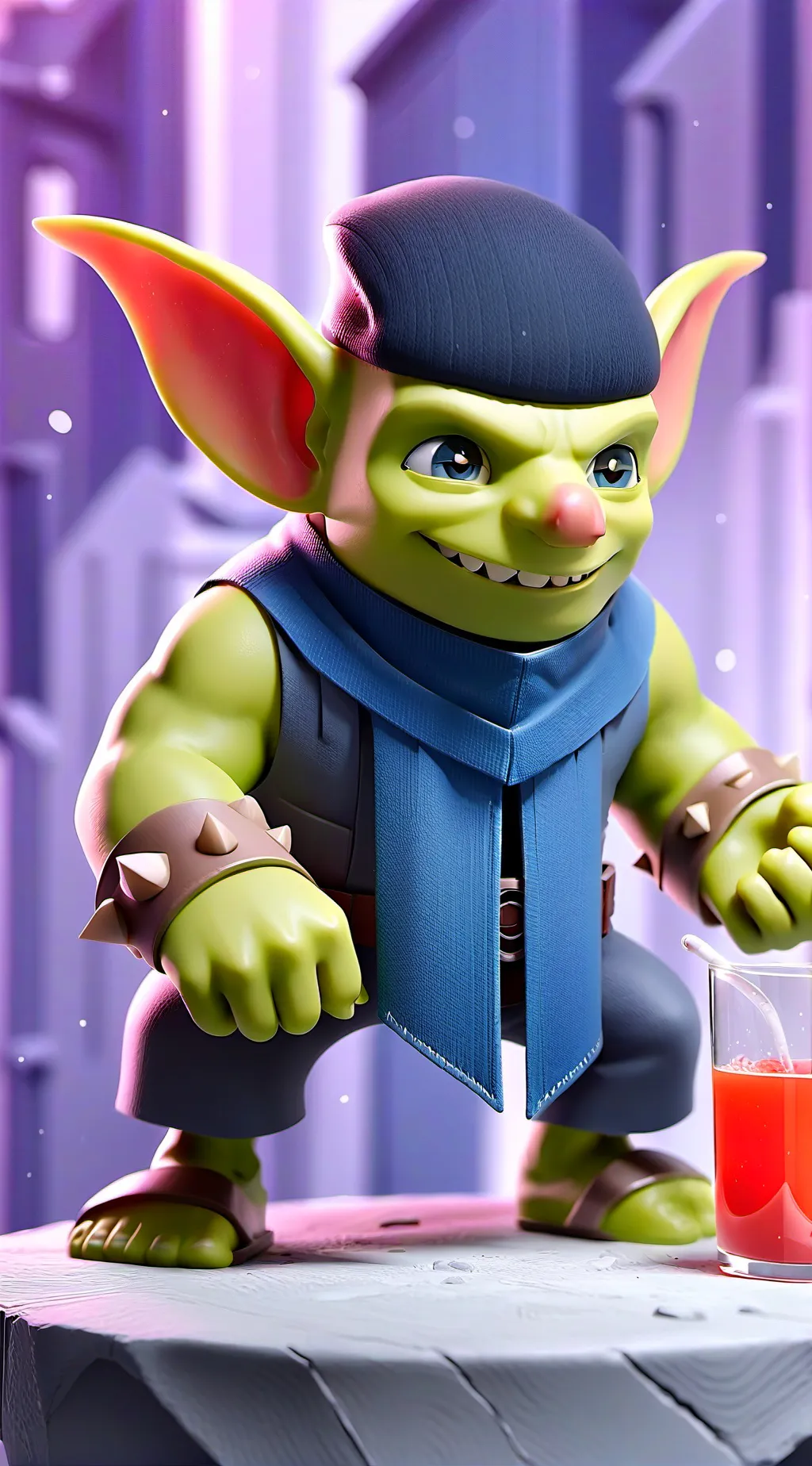 ai character: TrashGoblin background