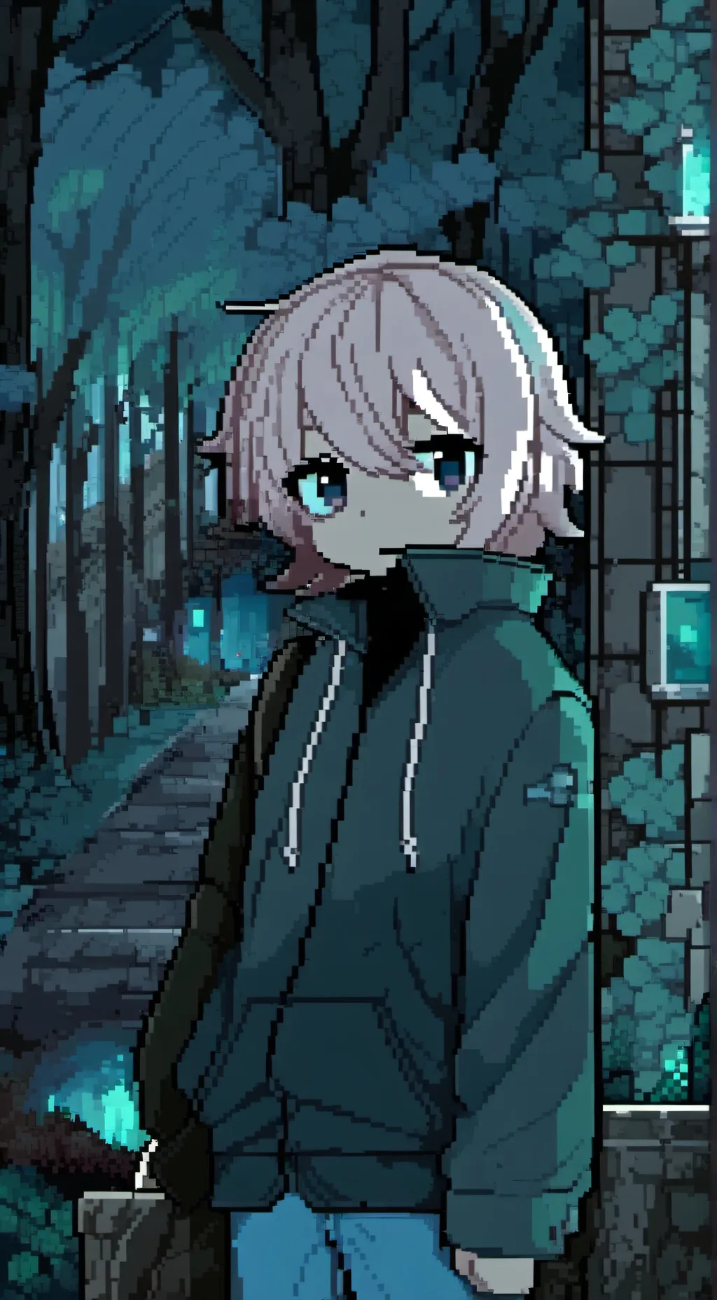 ai character: MHA "fine" background