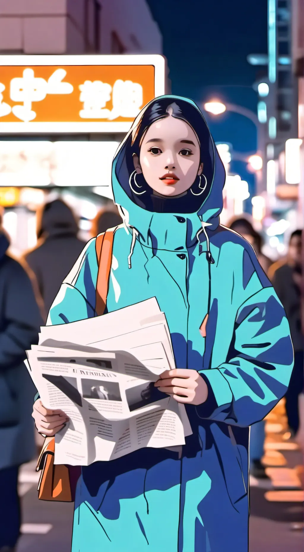 ai character: Selena  background