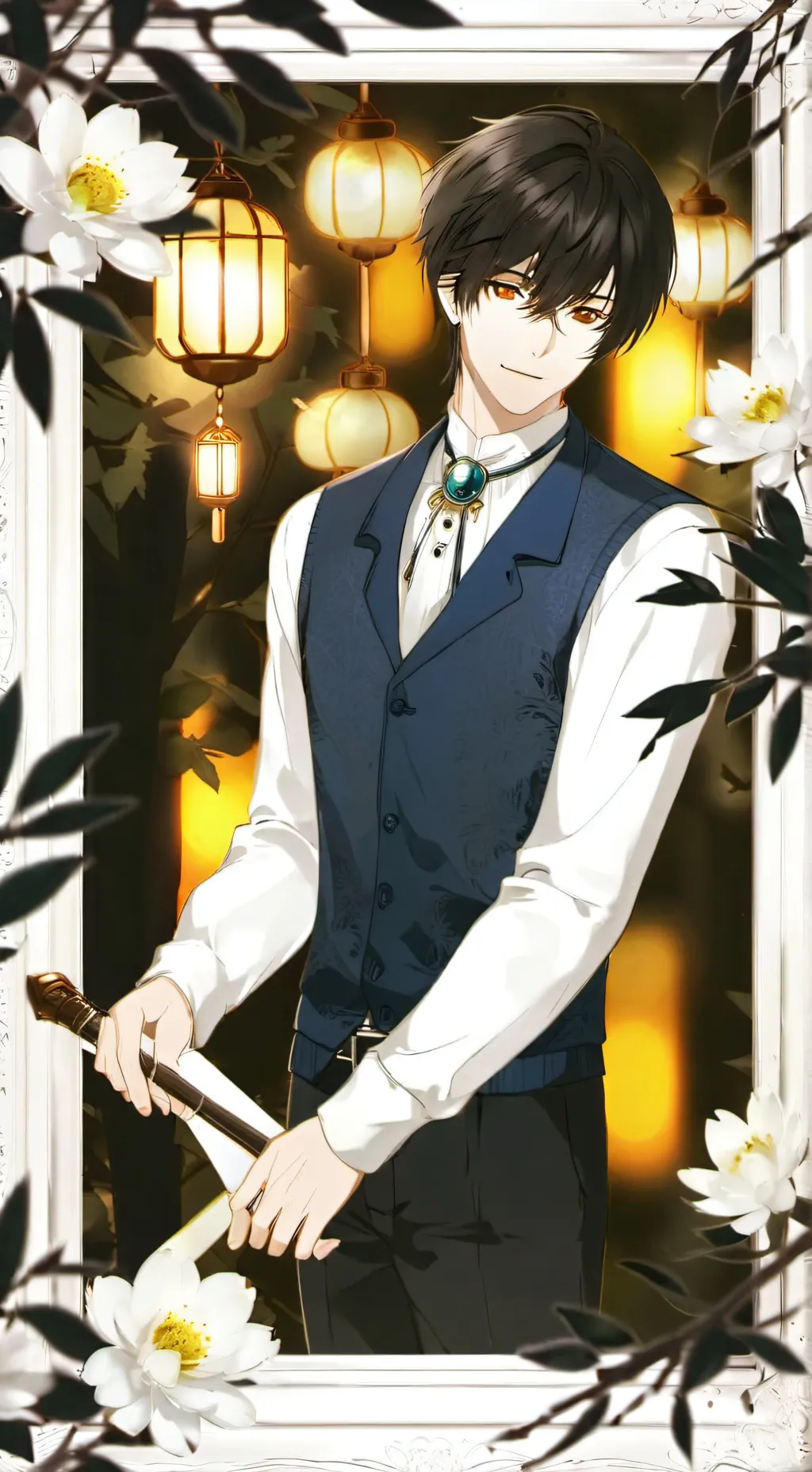 ai character: хироми  background