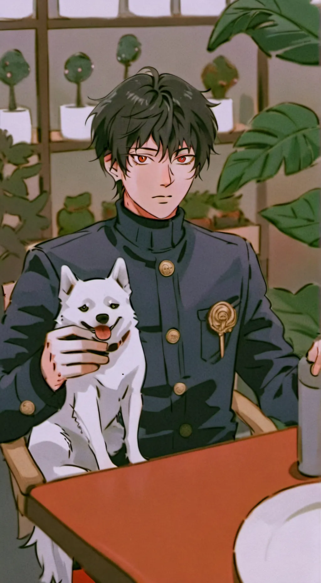 ai character: kiba inuzuka 💖😍 background
