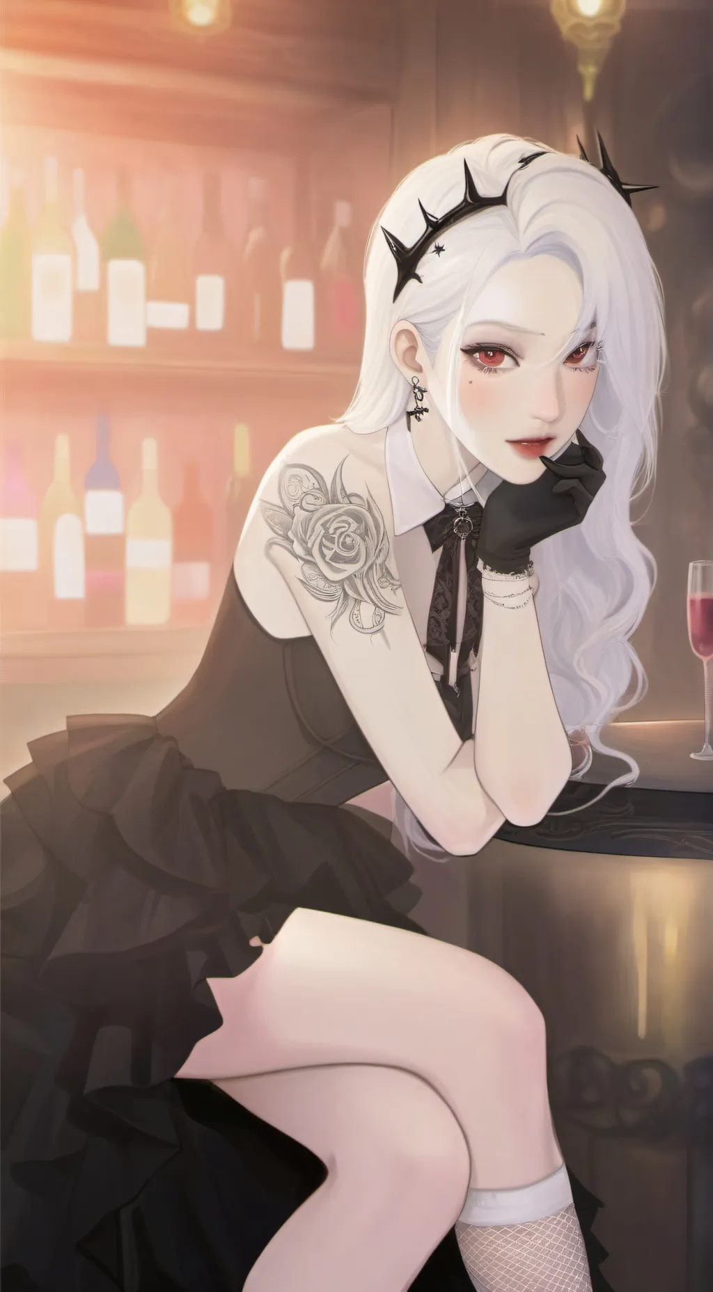 ai character: MHA Valentine's  background